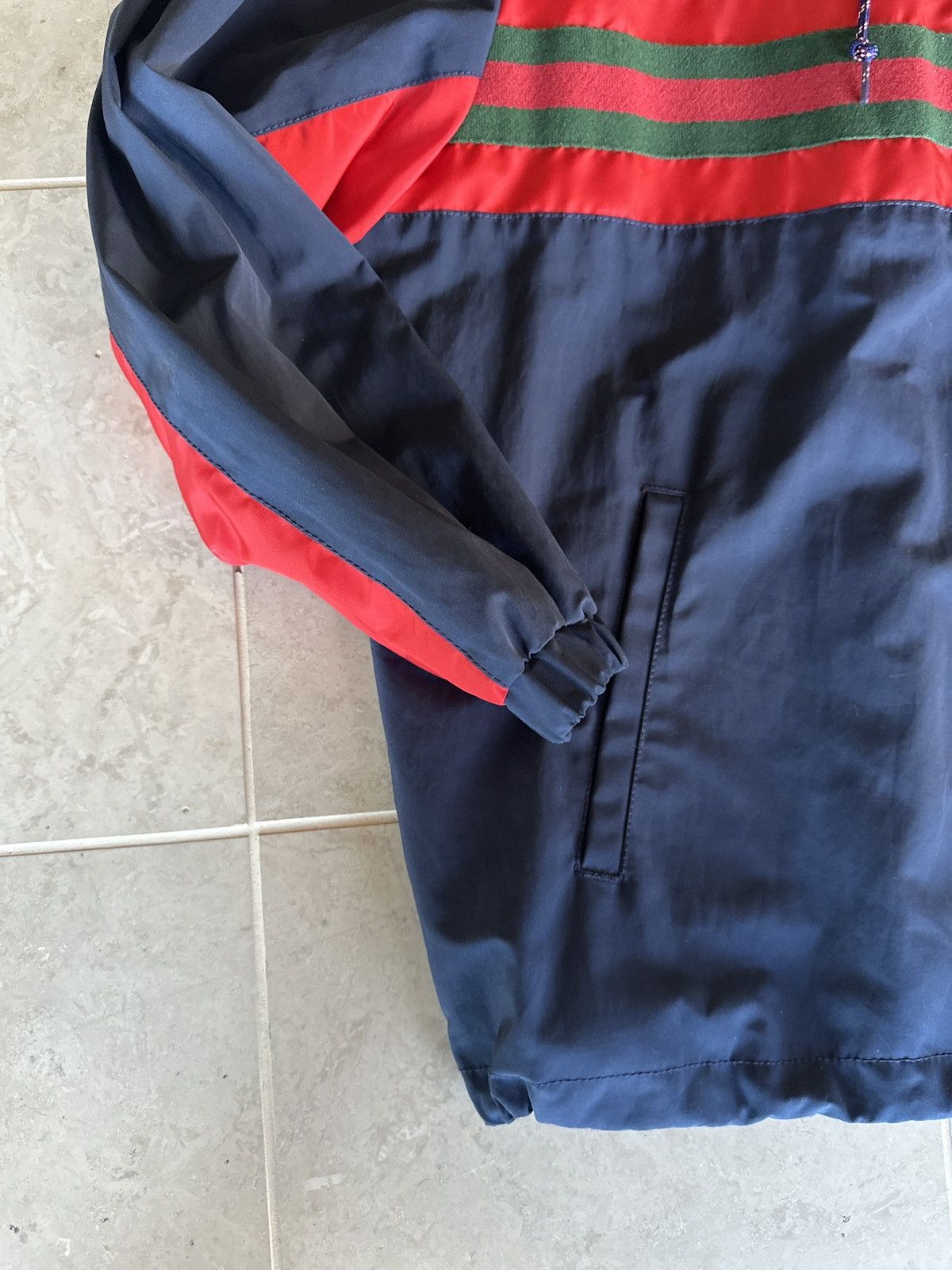 Gucci Gucci Web Stripe Hooded Windbreaker Jacket Size US M / EU 48-50 / 2 - 3 Thumbnail