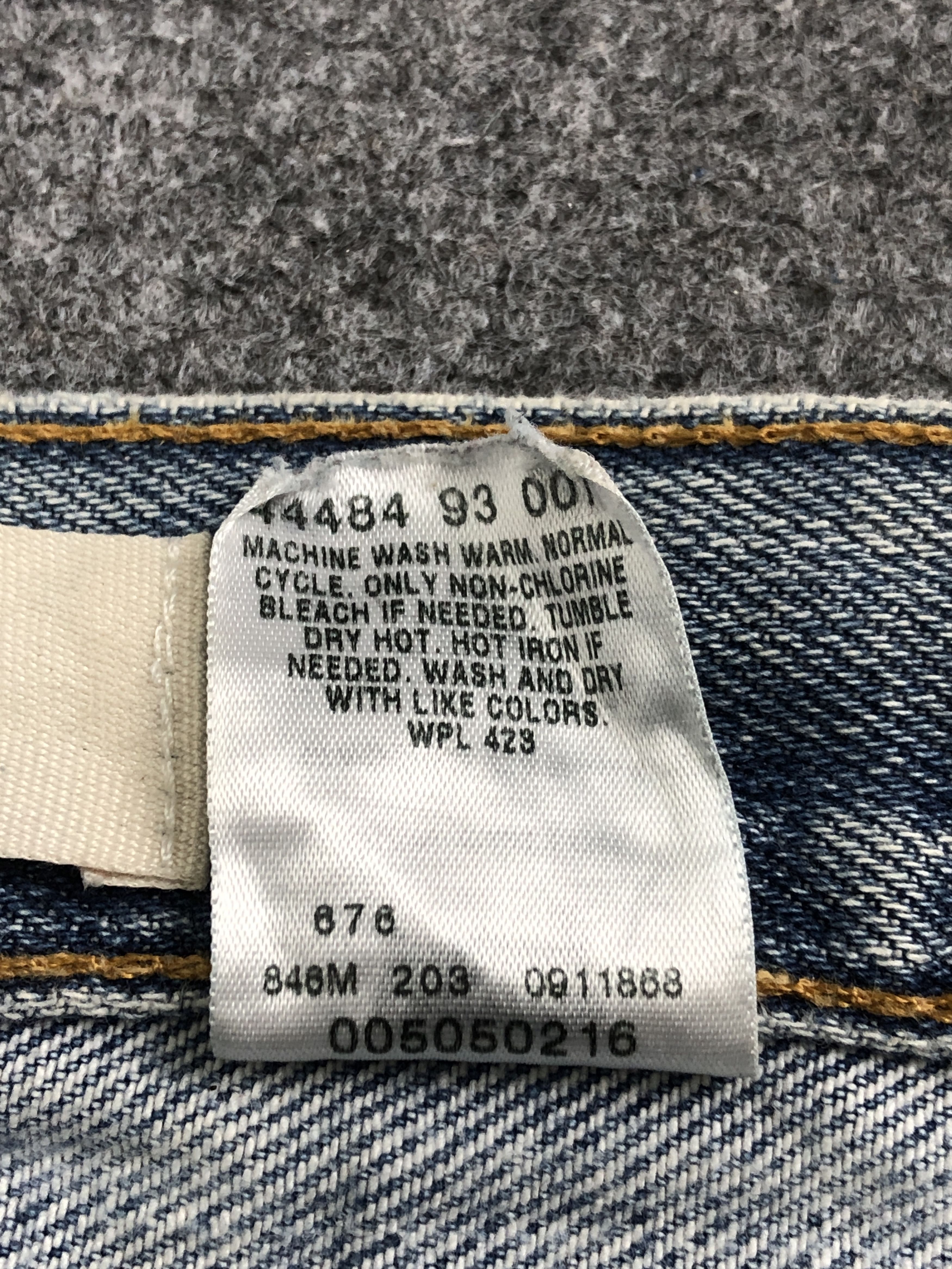 Levi's Vintage Levis 505 Faded Blue Jeans DP2478 Size US 39 - 8 Thumbnail