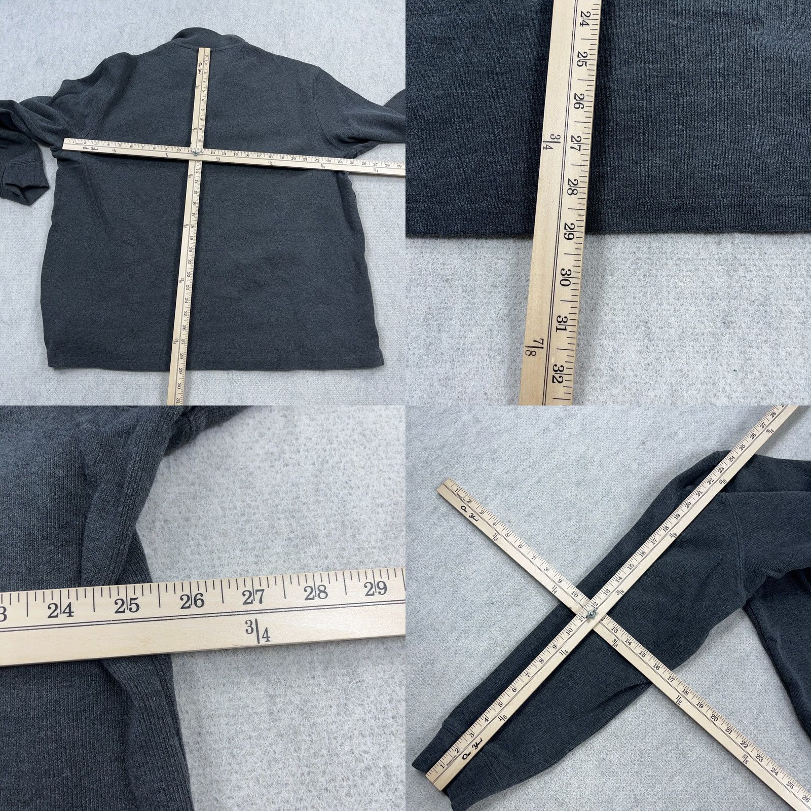 Polo Ralph Lauren Polo Ralph Lauren Sweater Men 2XL Gray Pullover Quarter Zip Maroon Pony A21 Size US XXL / EU 58 / 5 - 8 Thumbnail