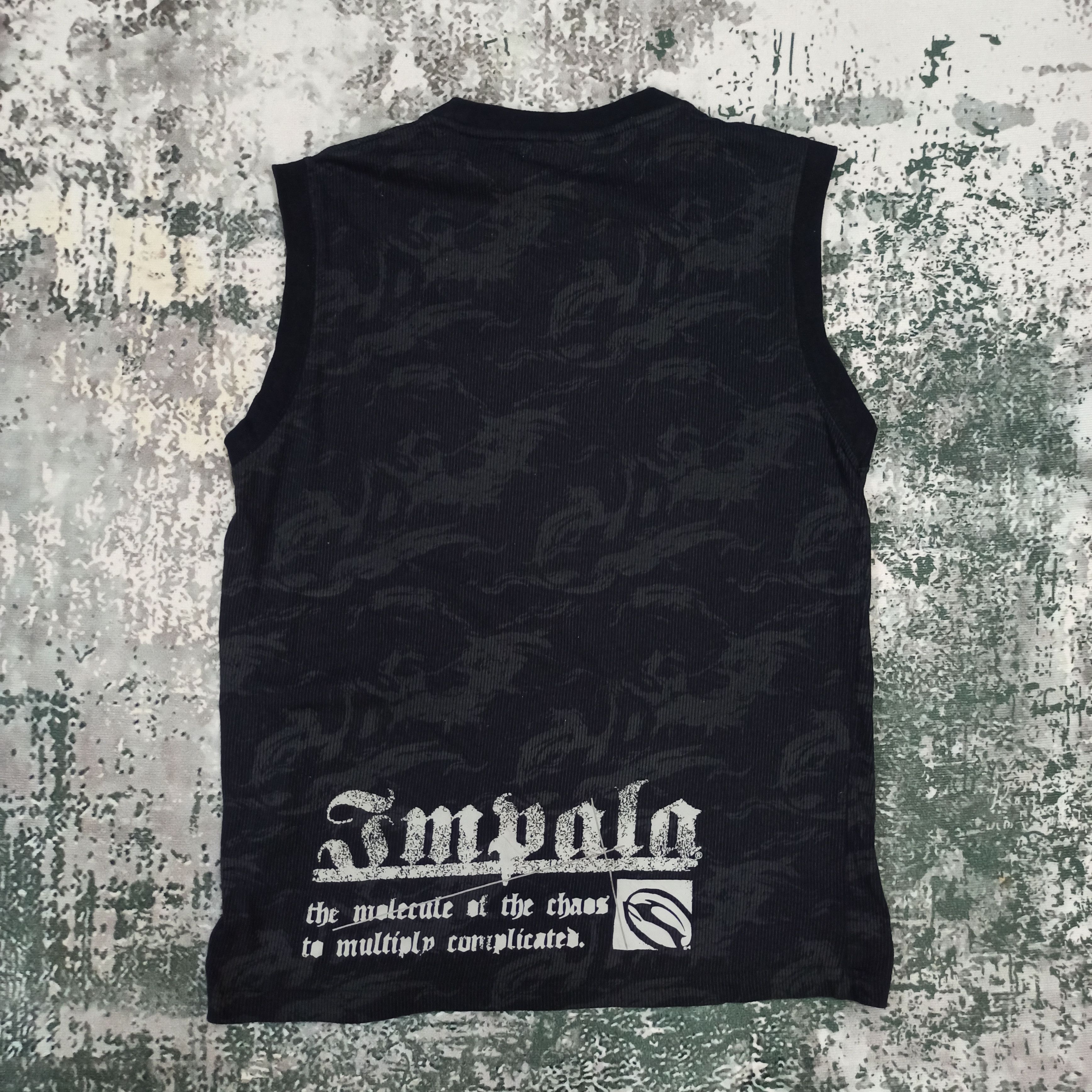 If Six Was Nine Vintage IMPALA Poem/PUNK Sleeve Less Tshirt Size US XL / EU 56 / 4 - 5 Thumbnail