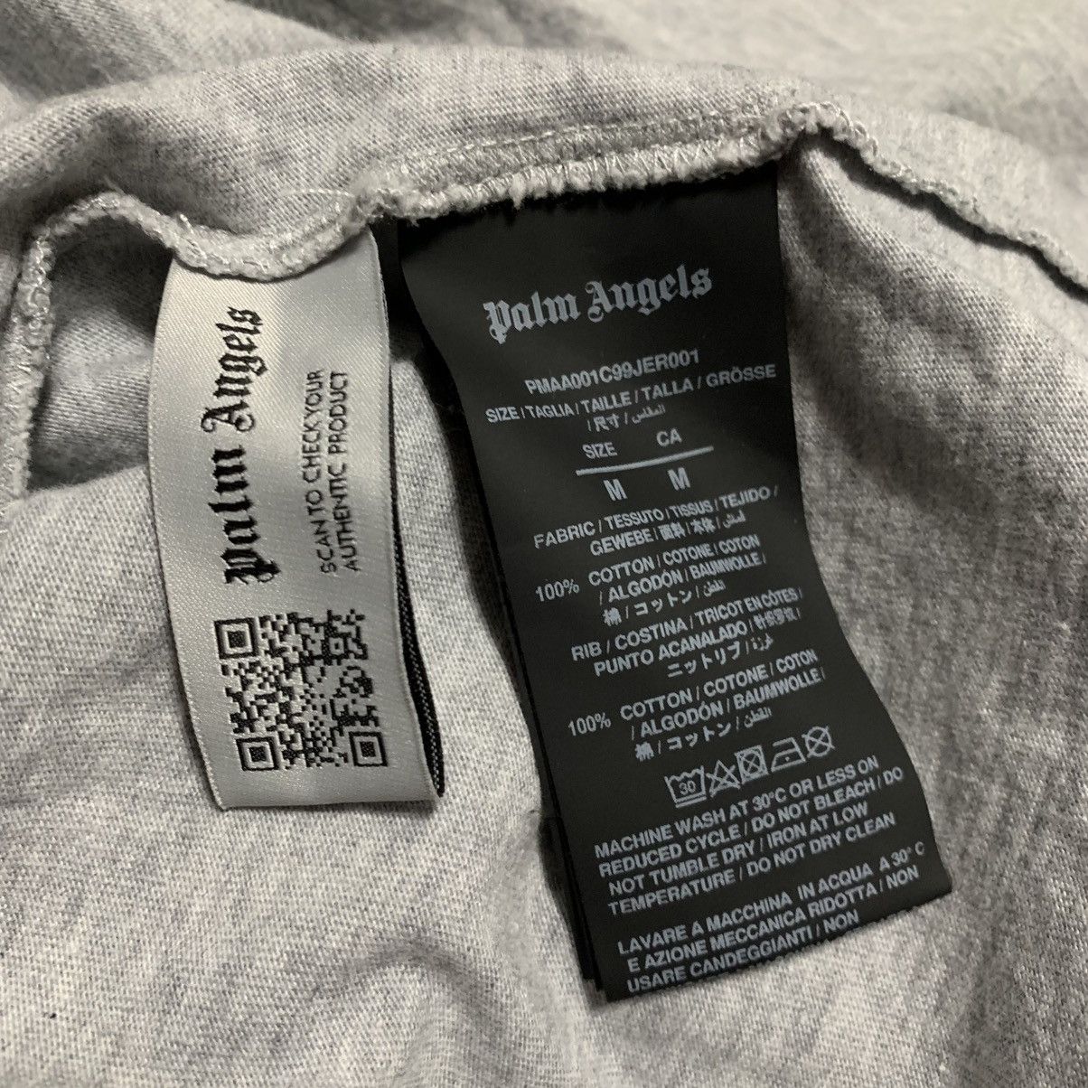 Palm Angels Palm Angels Medium Bear Classic Grey Tee Size US M / EU 48-50 / 2 - 7 Thumbnail