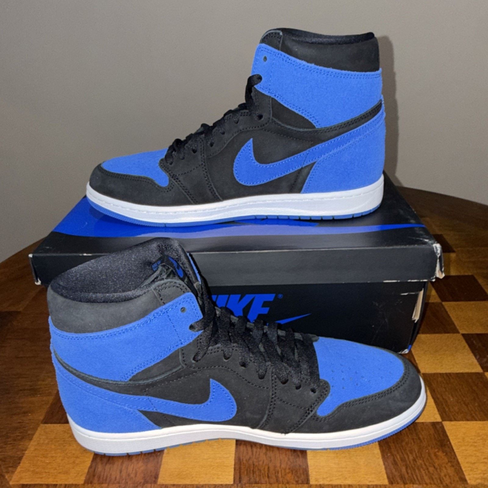 Nike Air Jordan 1 Retro High OG Royal Black Blue Men’s 11.5 OGbox Size US 11.5 / EU 44-45 - 2 Thumbnail