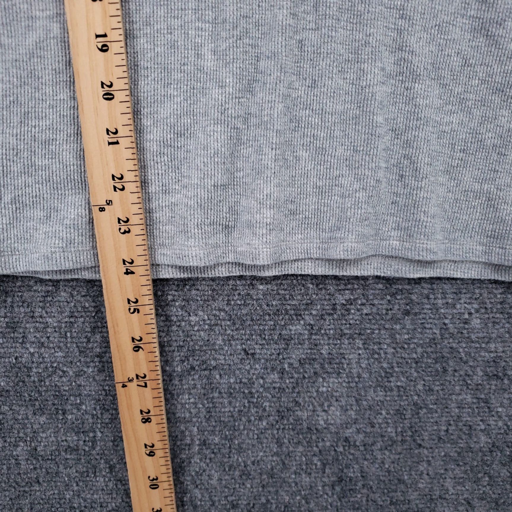 Victoria's Secret Victoria's Secret Sweater Womens M Gray Waffle-Knit Pullover V-Neck Long Sleeve Knit Shirt Size M / US 6-8 / IT 42-44 - 4 Thumbnail