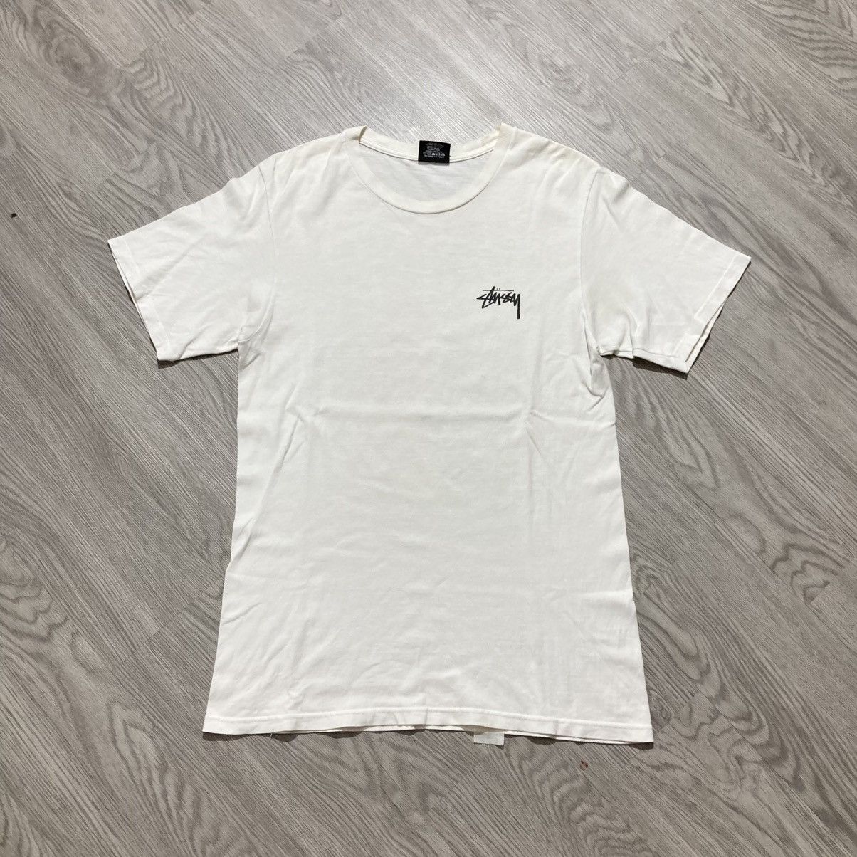 Stussy Stussy Surfman Beach Logo T-shirt White Size US S / EU 44-46 / 1 - 6 Thumbnail