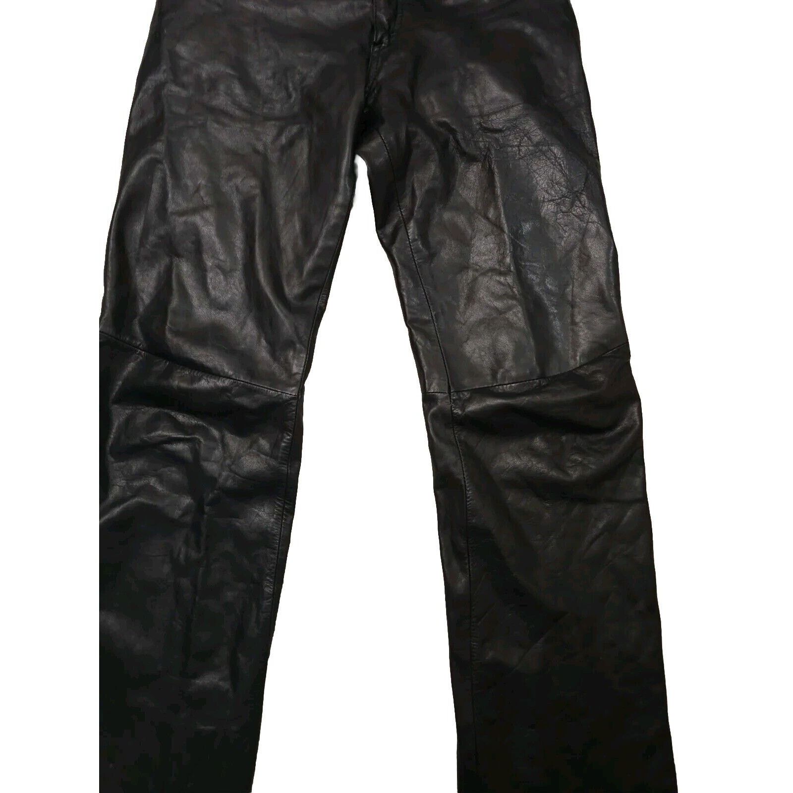 Wilsons Leather Wilsons Suede & Leather Y2K VTG 90s Genuine Leather 31 W 28 Size 31" - 6 Thumbnail