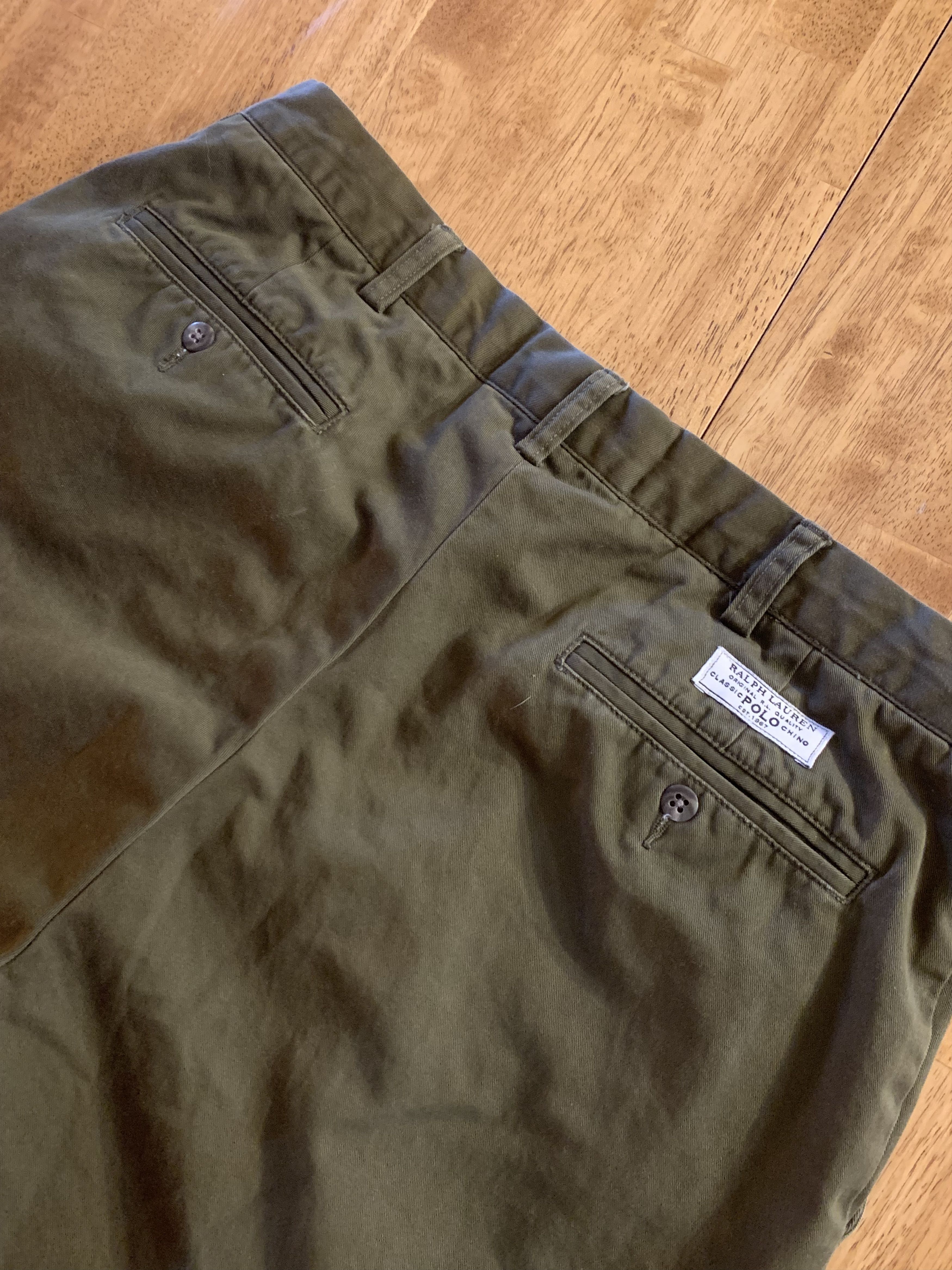 Polo Ralph Lauren Ralph Lauren Olive Chino Pants / Prospect Pant Size US 35 - 1 Thumbnail
