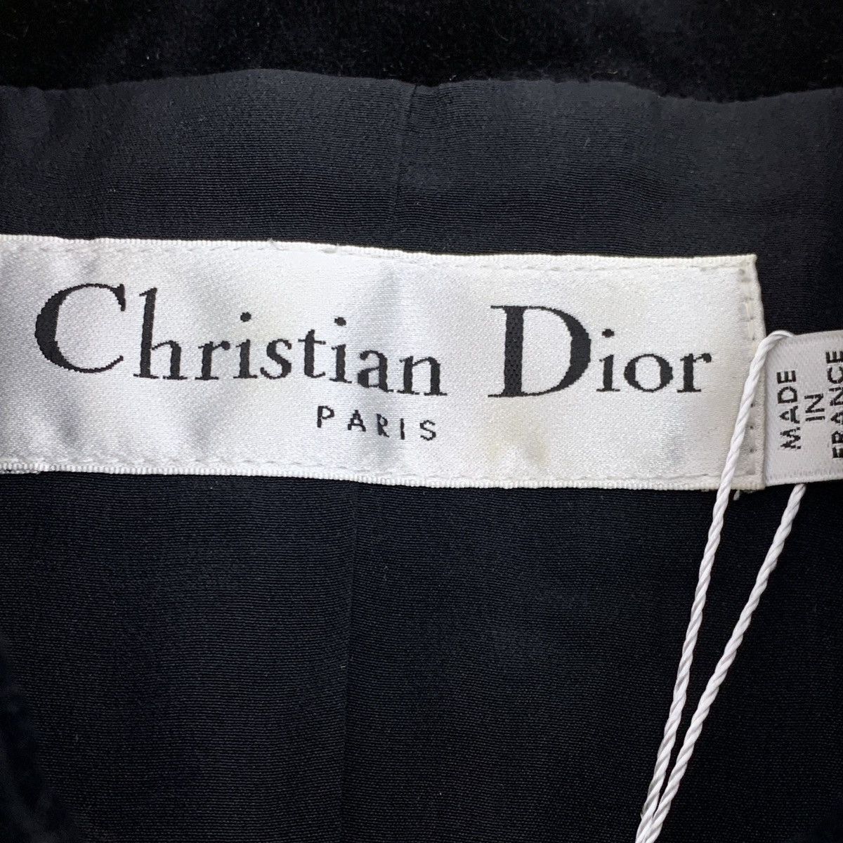 Dior Dior Black Lace Velvet Cotton Single Breasted Jacket Size XS / US 0-2 / IT 36-38 - 5 Thumbnail