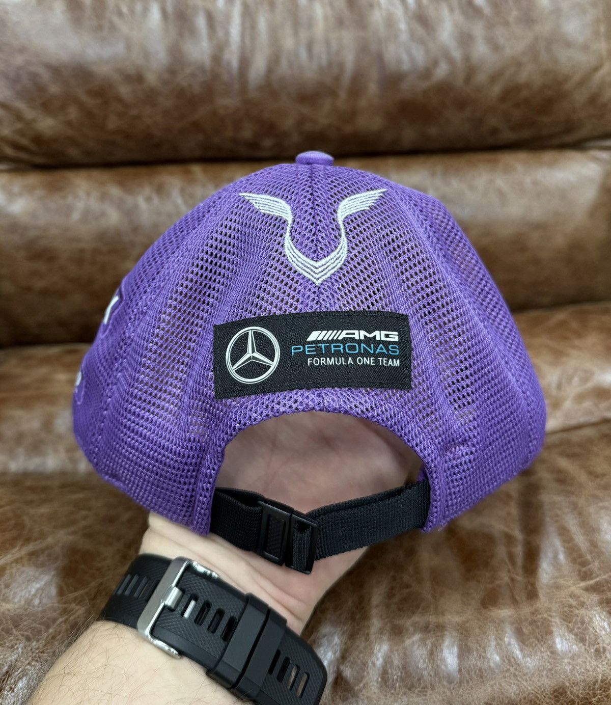 Mercedes-Benz Mercedes Benz AMG Petronas Racing Trucker Cap Size ONE SIZE - 5 Thumbnail