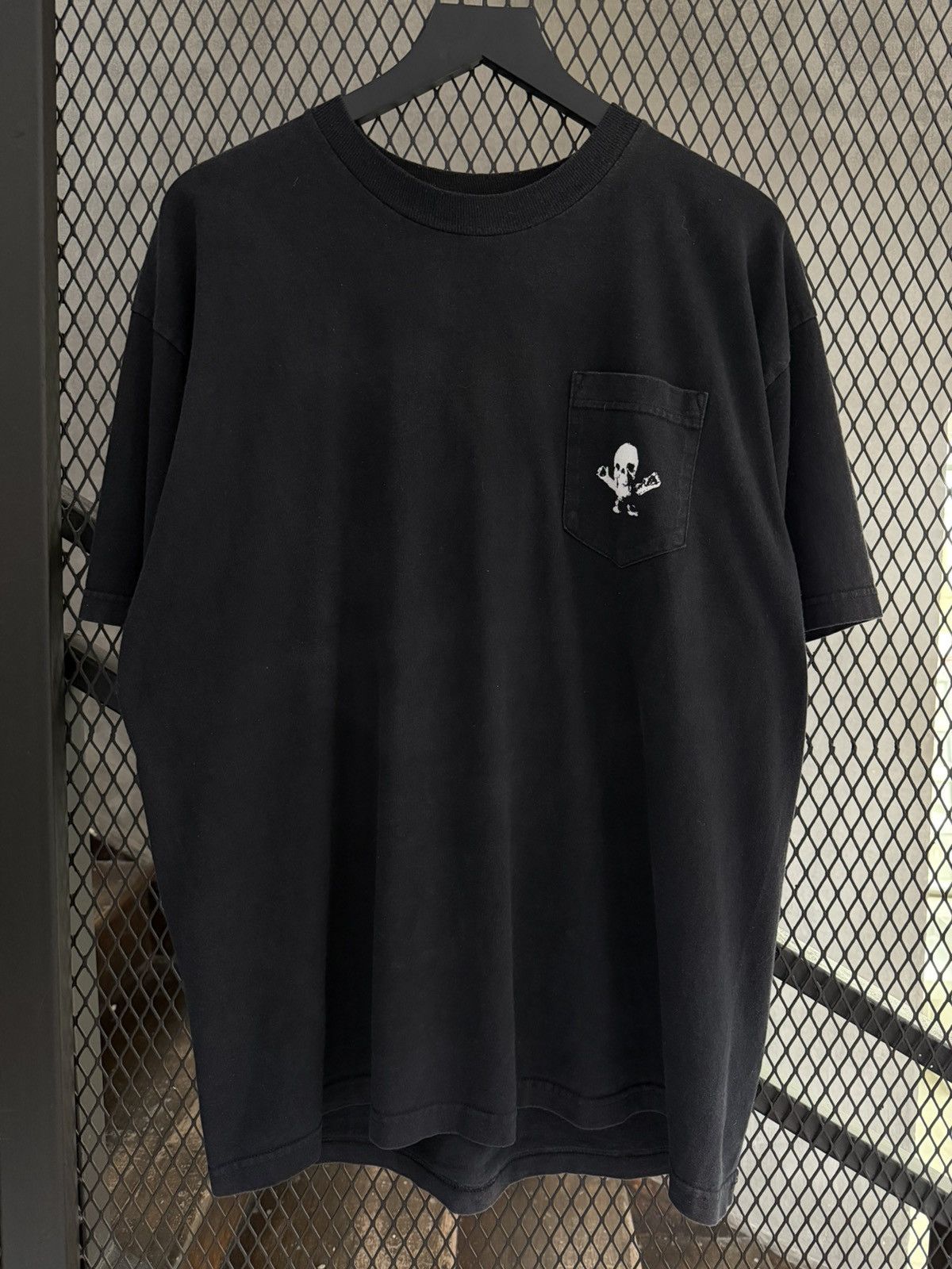 Chrome Hearts Vintage 1990s Chrome Hearts By Foti Harris Teeter Skull Tee Size US XL / EU 56 / 4 - 1 Thumbnail