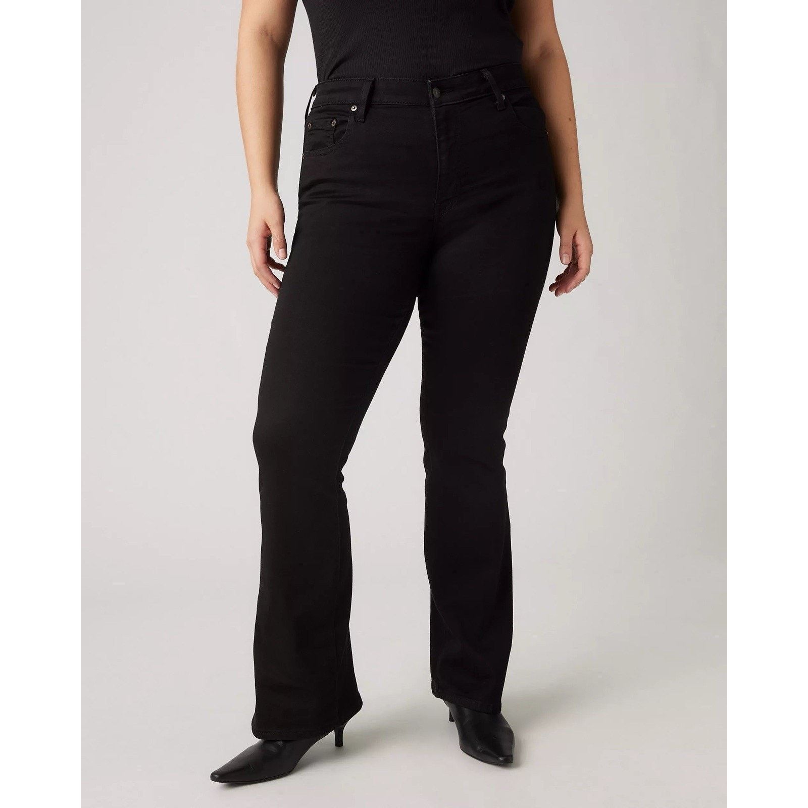 Levi's Levi's Women's 726 High Rise Flare Jeans, Black, 31 Regular Size 31" - 8 Thumbnail