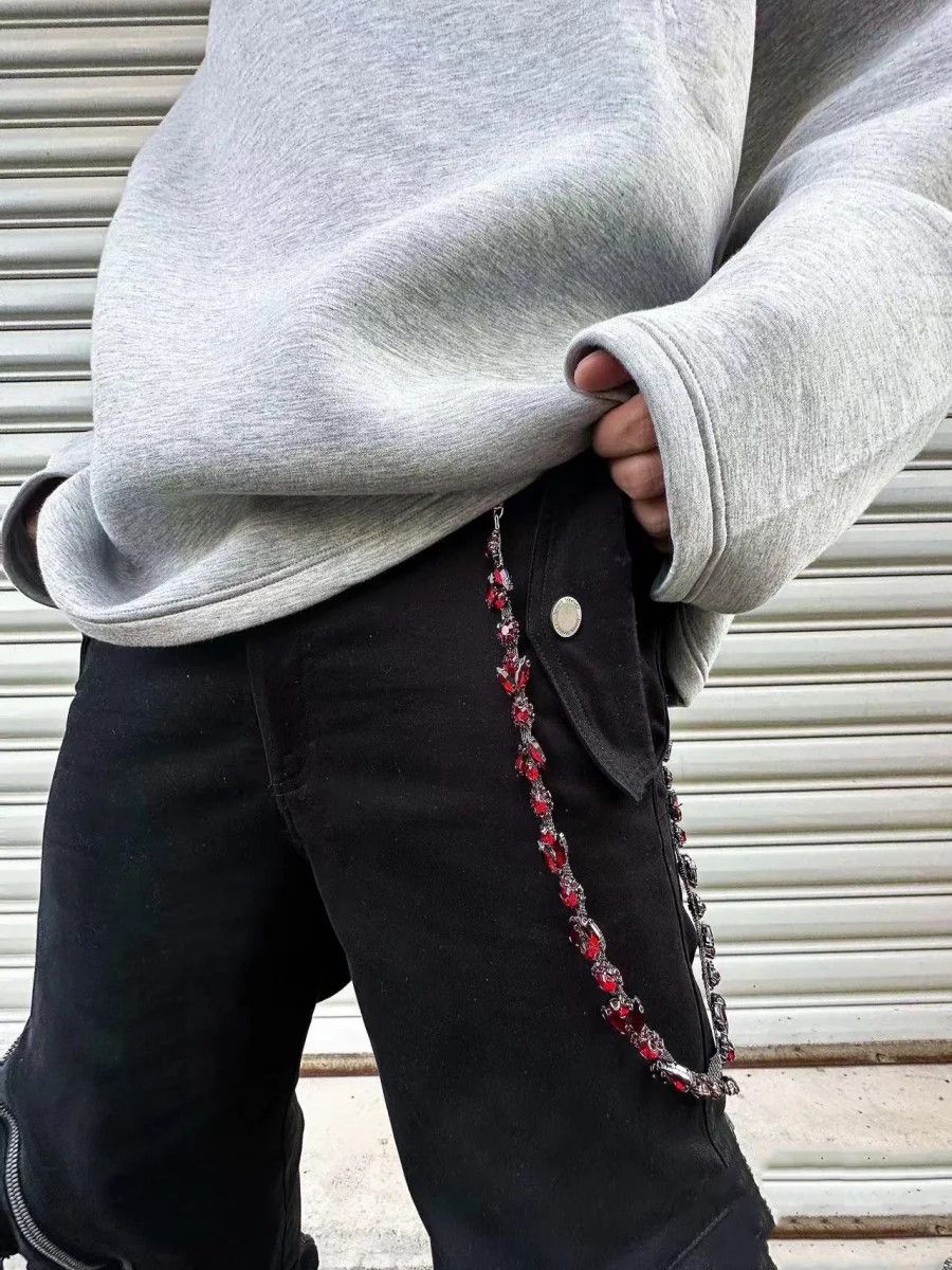 Japanese Brand × Jewelry Y2K Vibe Gem-Studded Pants Chain Size ONE SIZE - 7 Thumbnail