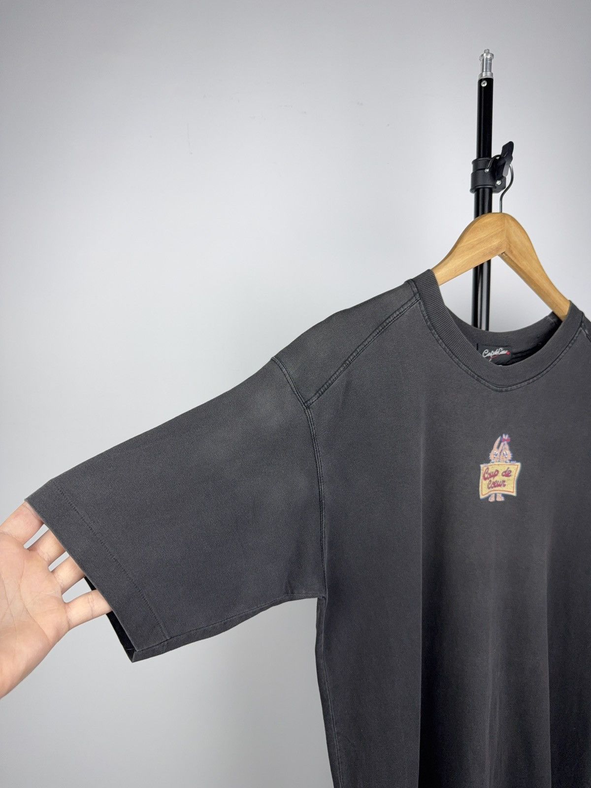 Vintage Coup de Coeur Art Graphic Tee 90s Vintage Cartoon Print Size US L / EU 52-54 / 3 - 4 Thumbnail