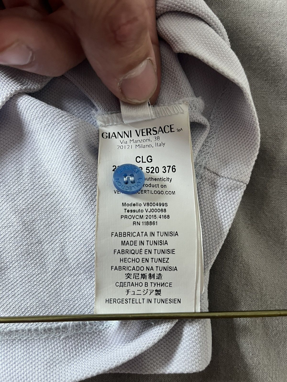 Versace Versace collection polo shirt Size US L / EU 52-54 / 3 - 5 Thumbnail