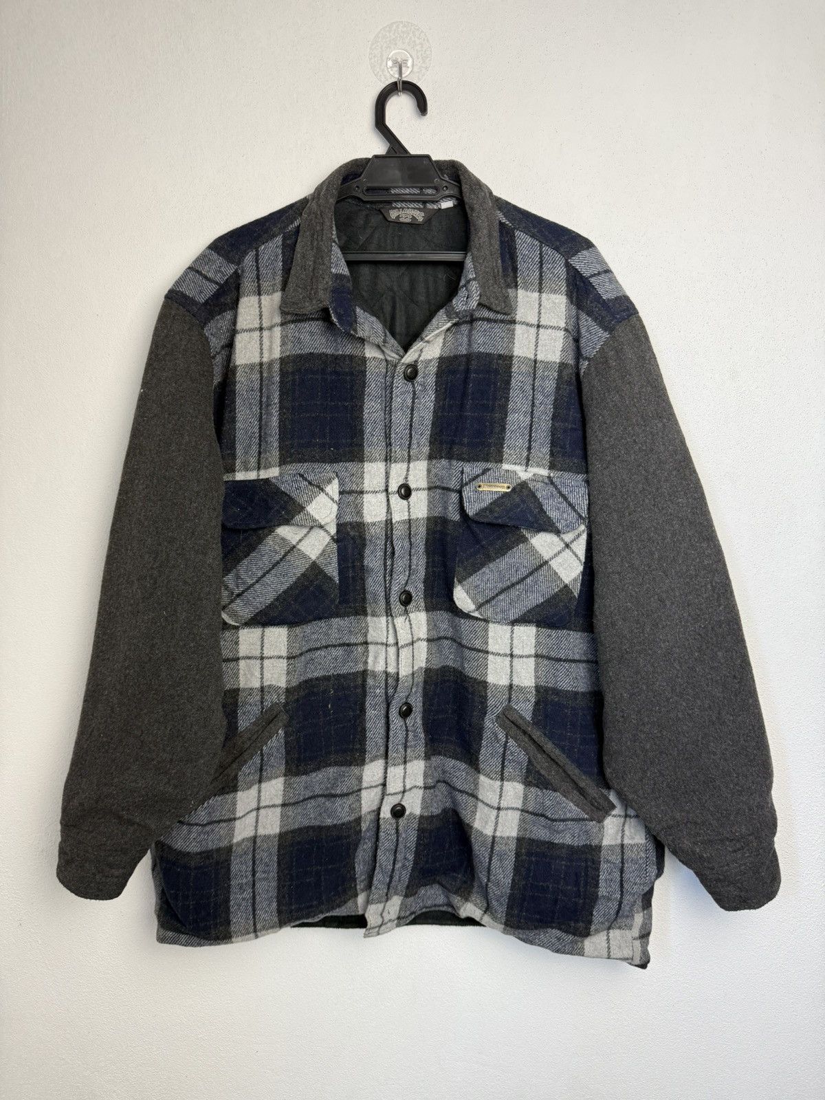 VINTAGE BILLABONG PLAID JACKET BUTTON UP MADE IN USA RARE