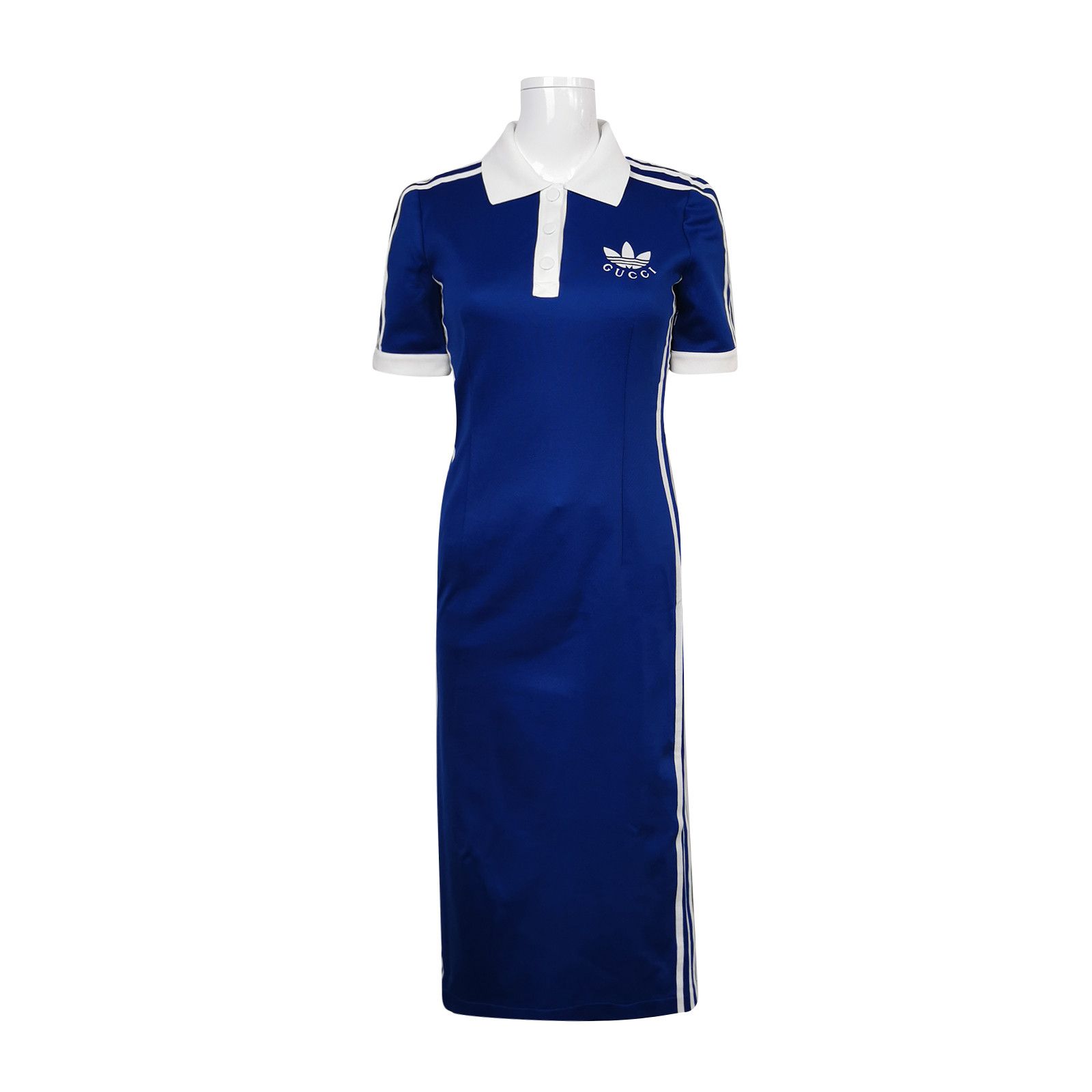 Gucci Gucci x Adidas Logo Polo Midi Dress Size XS Size XS / US 0-2 / IT 36-38 - 1 Thumbnail