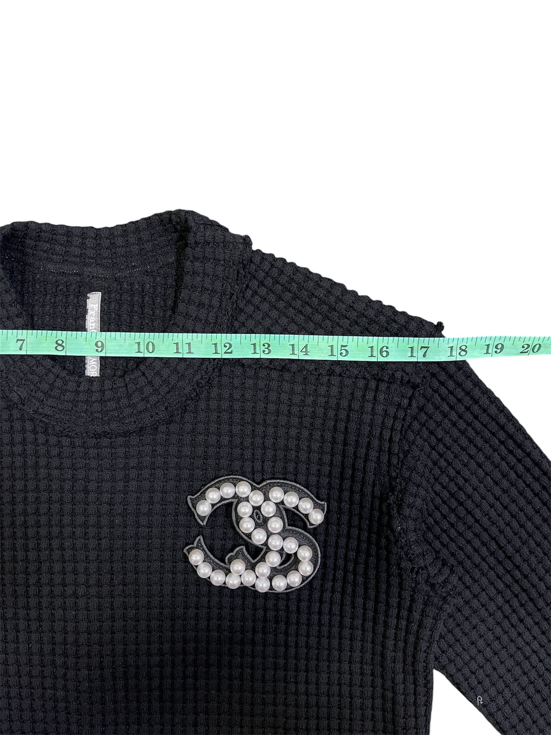 FranCisT MOR.K.S × Hysteric Glamour × If Six Was Nine F.C.T.M Chanel Logo Black Knitted Style Travis Scott Size US L / EU 52-54 / 3 - 8 Thumbnail