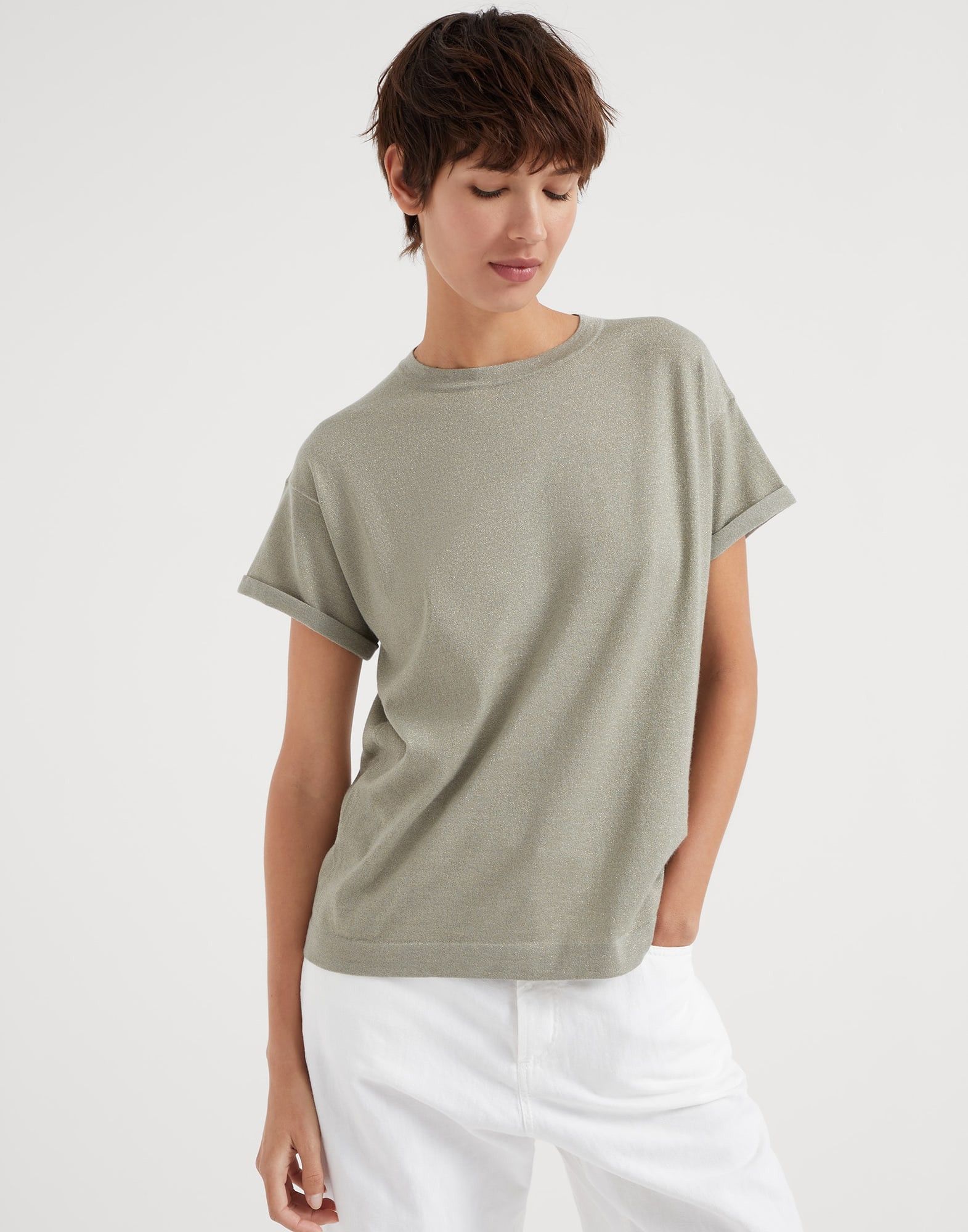 Brunello Cucinelli o1w1db10825 Sweater in Dark Green Size XL / US 12-14 / IT 48-50 - 1 Thumbnail