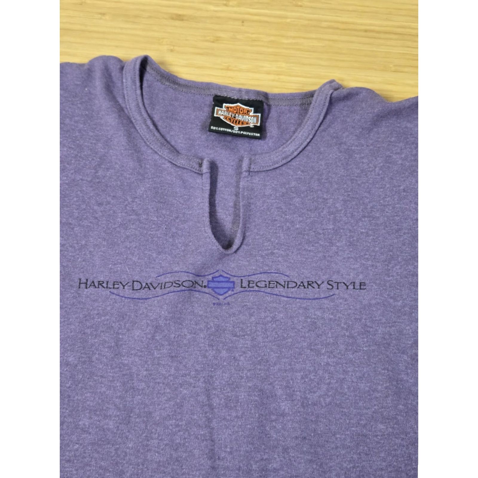 Harley Davidson VINTAGE Harley-Davidson Shirt Womens Small Long Sleeve Legendary Style Scottsdale Arizona Size S / US 4 / IT 40 - 2 Thumbnail