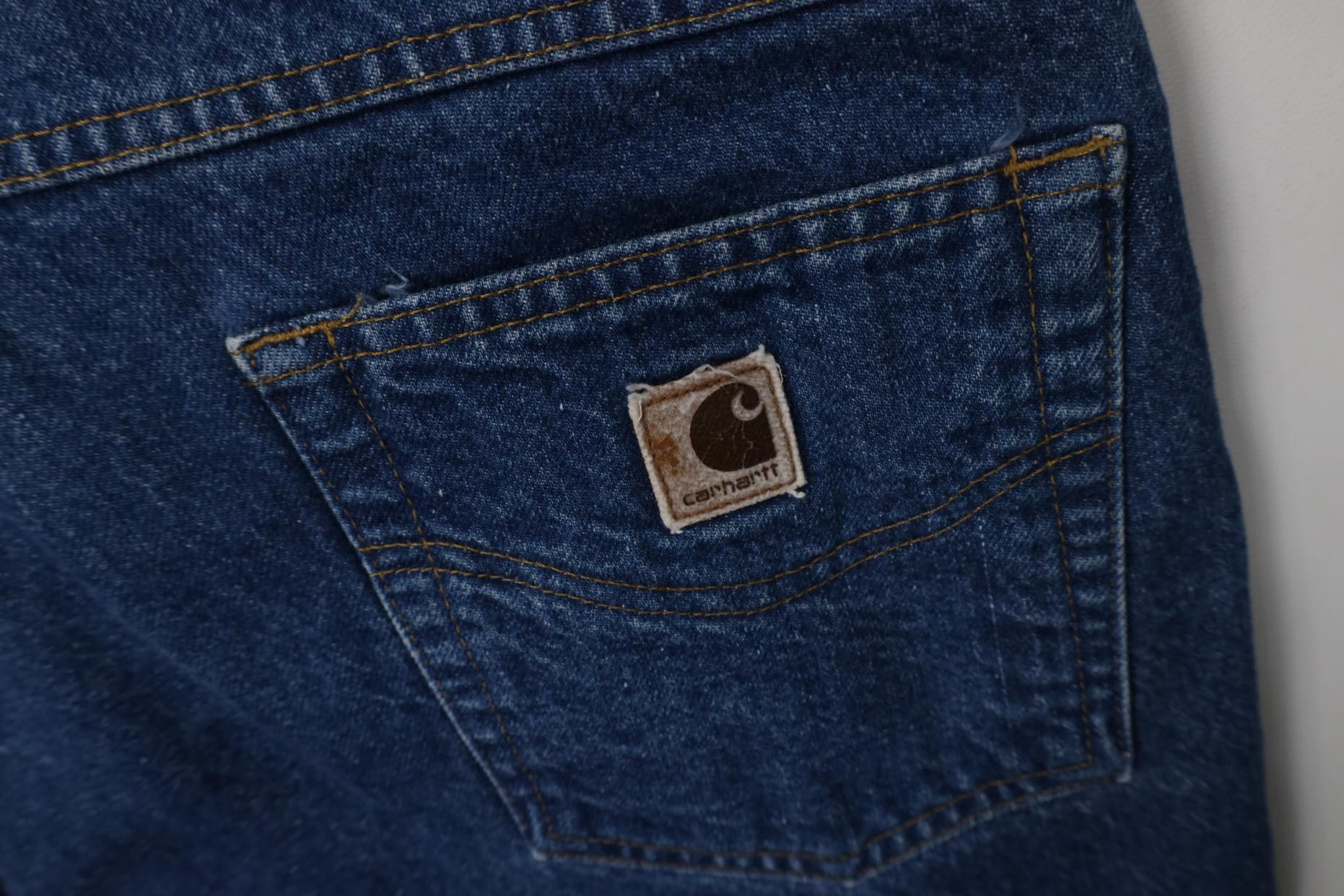 Carhartt Vintage Y2K 2003 Carhartt Fit Denim Jeans Blue Cotton Size US 44 / EU 60 - 13 Thumbnail