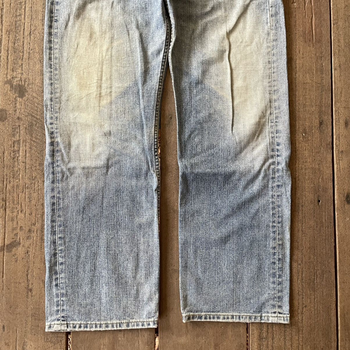 Levi's Vintage Clothing 🔥Vintage Levis 534 Stoned Washed Distress Denim Jeans Size US 35 - 3 Thumbnail