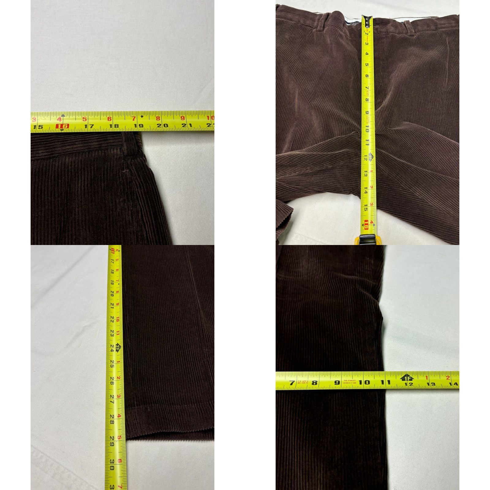 Brooks Brothers Brooks Brothers Hudson Corduroy Pants Mens 38x30 Brown Wide Wale Cotton Straight Pants Mens Brown Corduroy Hudson Size US 38 / EU 54 - 8 Thumbnail