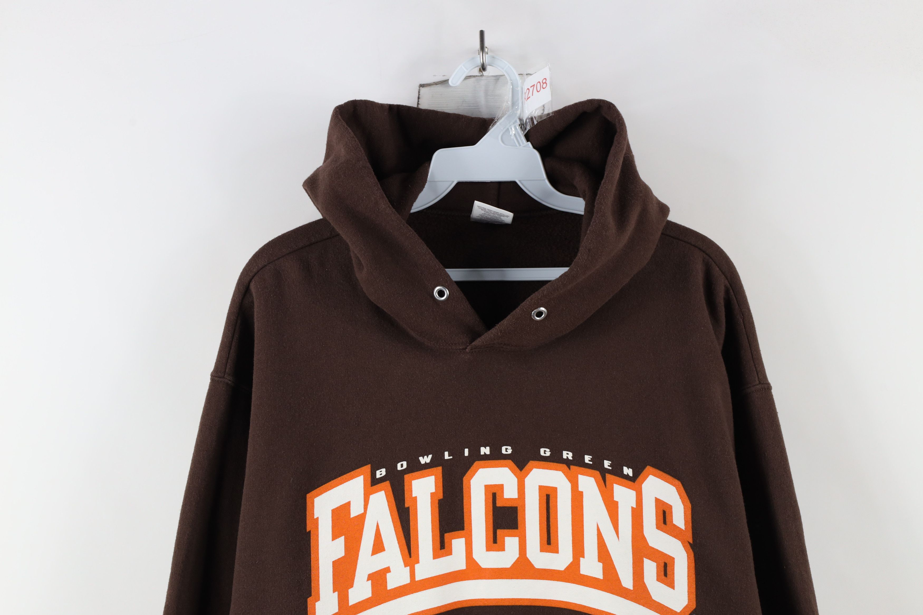 Vintage Vintage 90s Bowling Green State University Hoodie Brown Size US L / EU 52-54 / 3 - 2 Thumbnail