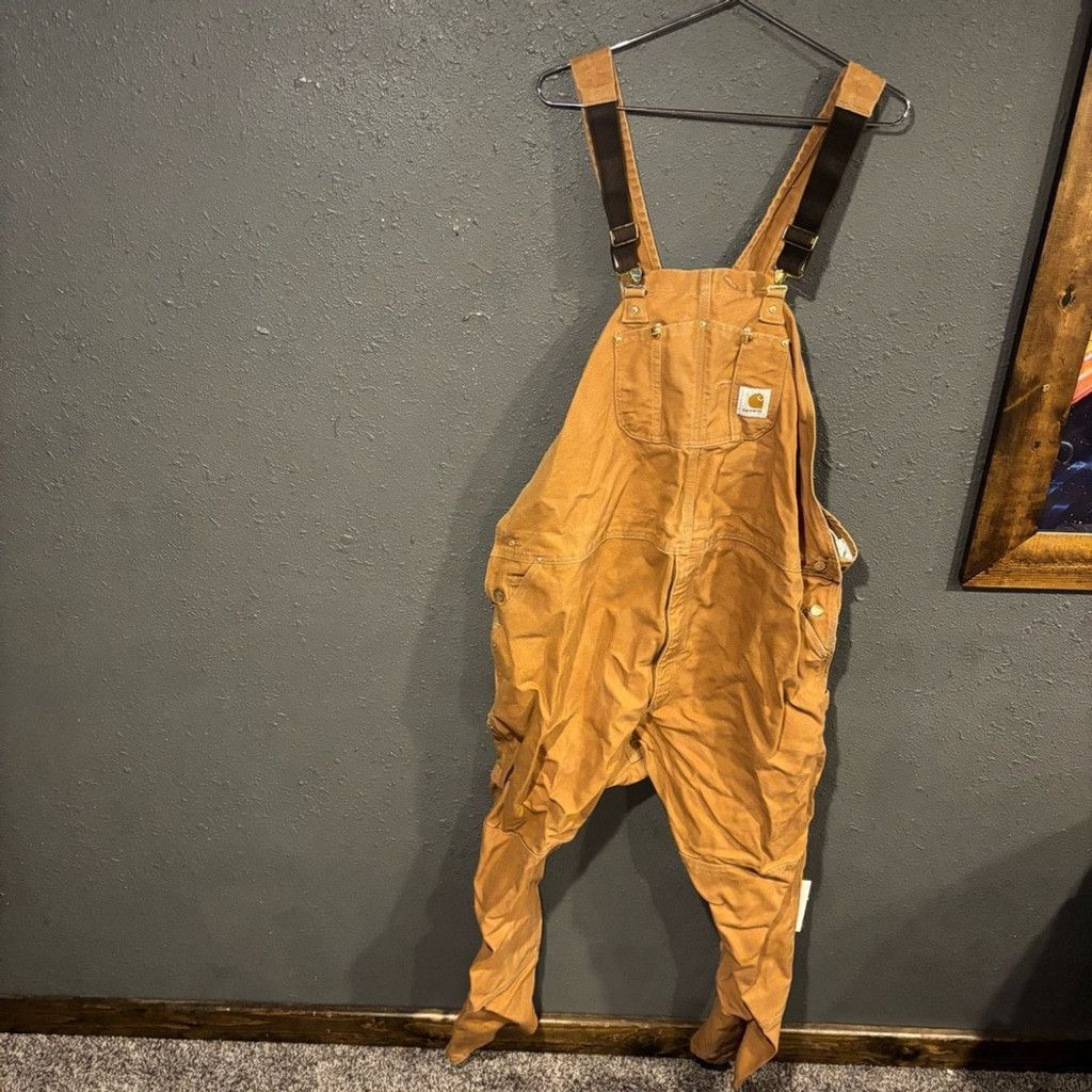 Carhartt Carhartt Tan Work Overalls Size US 32 / EU 48 - 1 Thumbnail