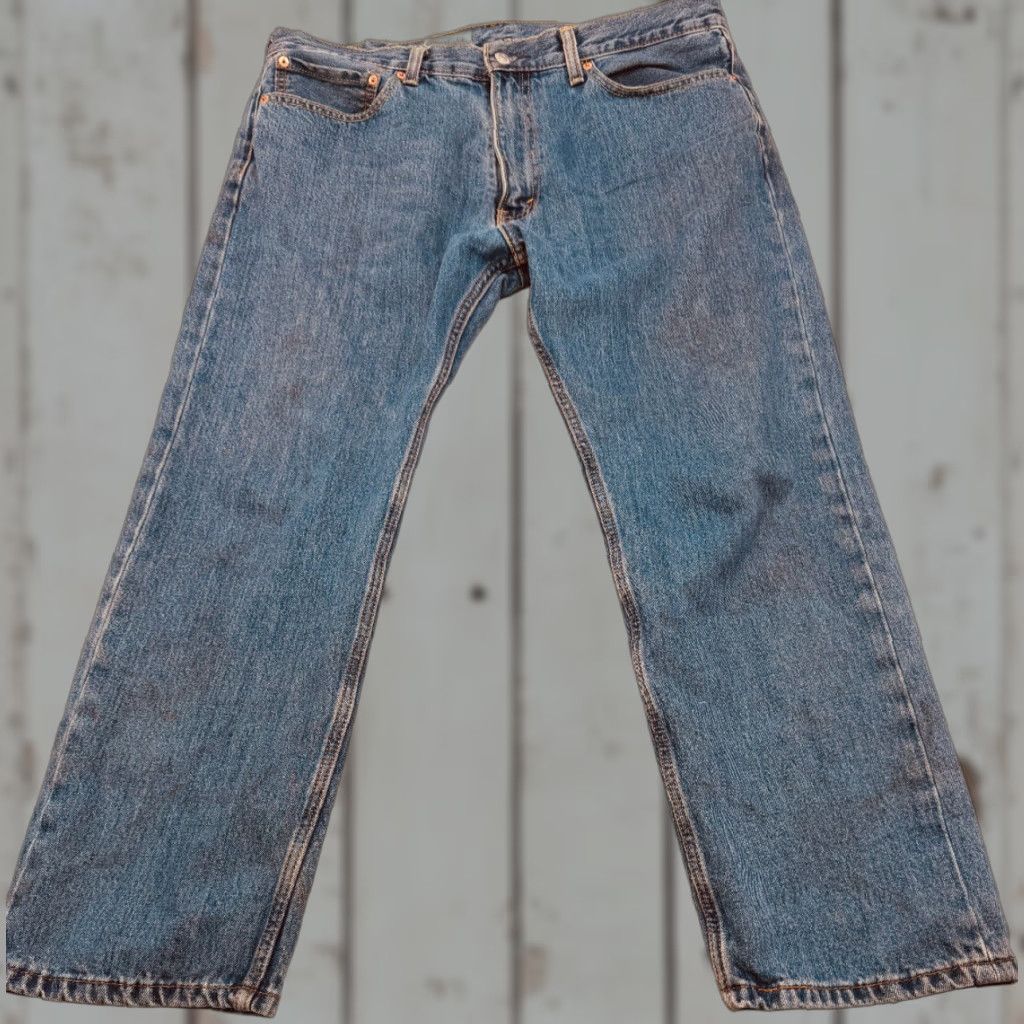 Levi's VINTAGE Levis 505 Jeans Mens Size 38x29 (38x28) Straight Leg Denim Pants 3069 Size US 38 / EU 54 - 1 Thumbnail