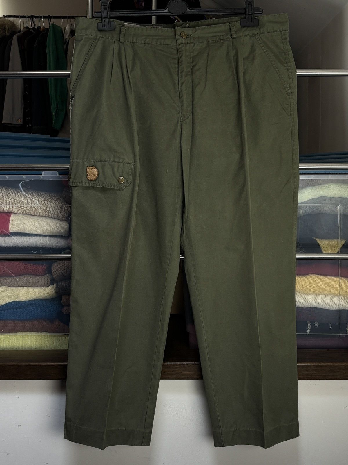 Fjallraven × Vintage Vintage Fjallraven Nordic Trousers Cargo Military Pants Size US 38 / EU 54 - 1 Thumbnail