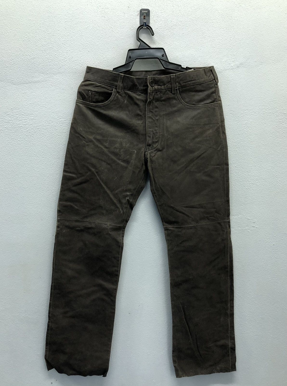 Katharine Hamnett London Vintage Katharine Hamnett London Composition Cow Skin Pants Size US 32 / EU 48 - 1 Thumbnail