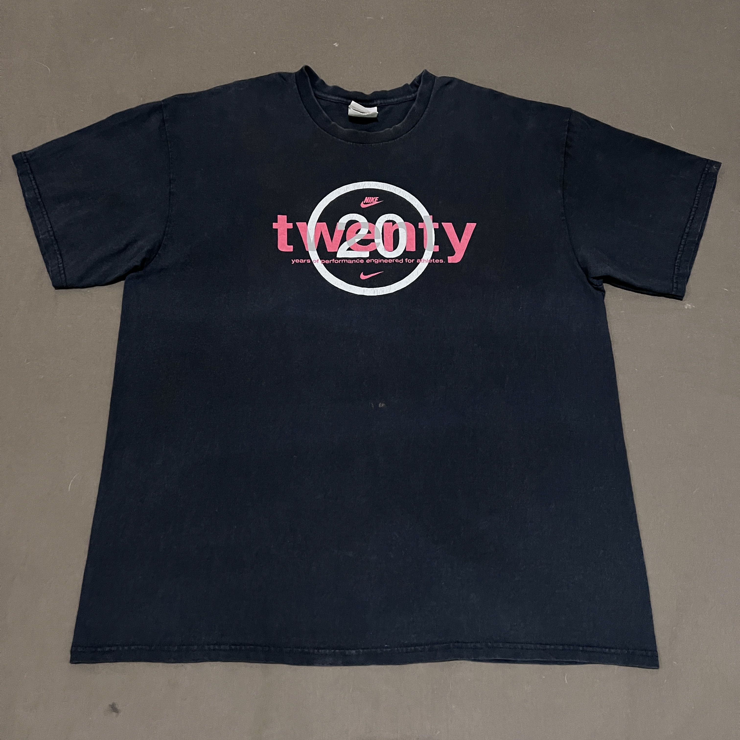 Nike × Vintage Vintage Y2K Nike twenty years Tee XL Faded Size US XL / EU 56 / 4 - 2 Thumbnail