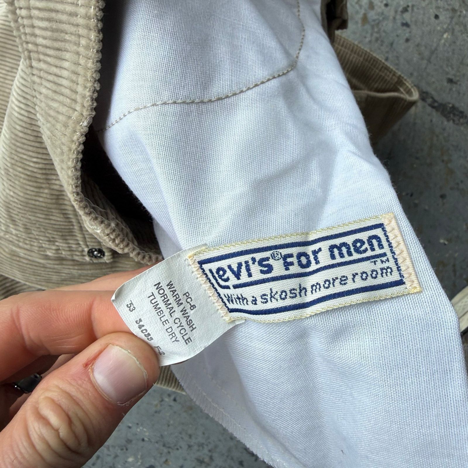 Levi's vtg 70’s Levi’s White Tab Flare Corduroy Pants Talon 42 Zip Size US 34 / EU 50 - 6 Thumbnail