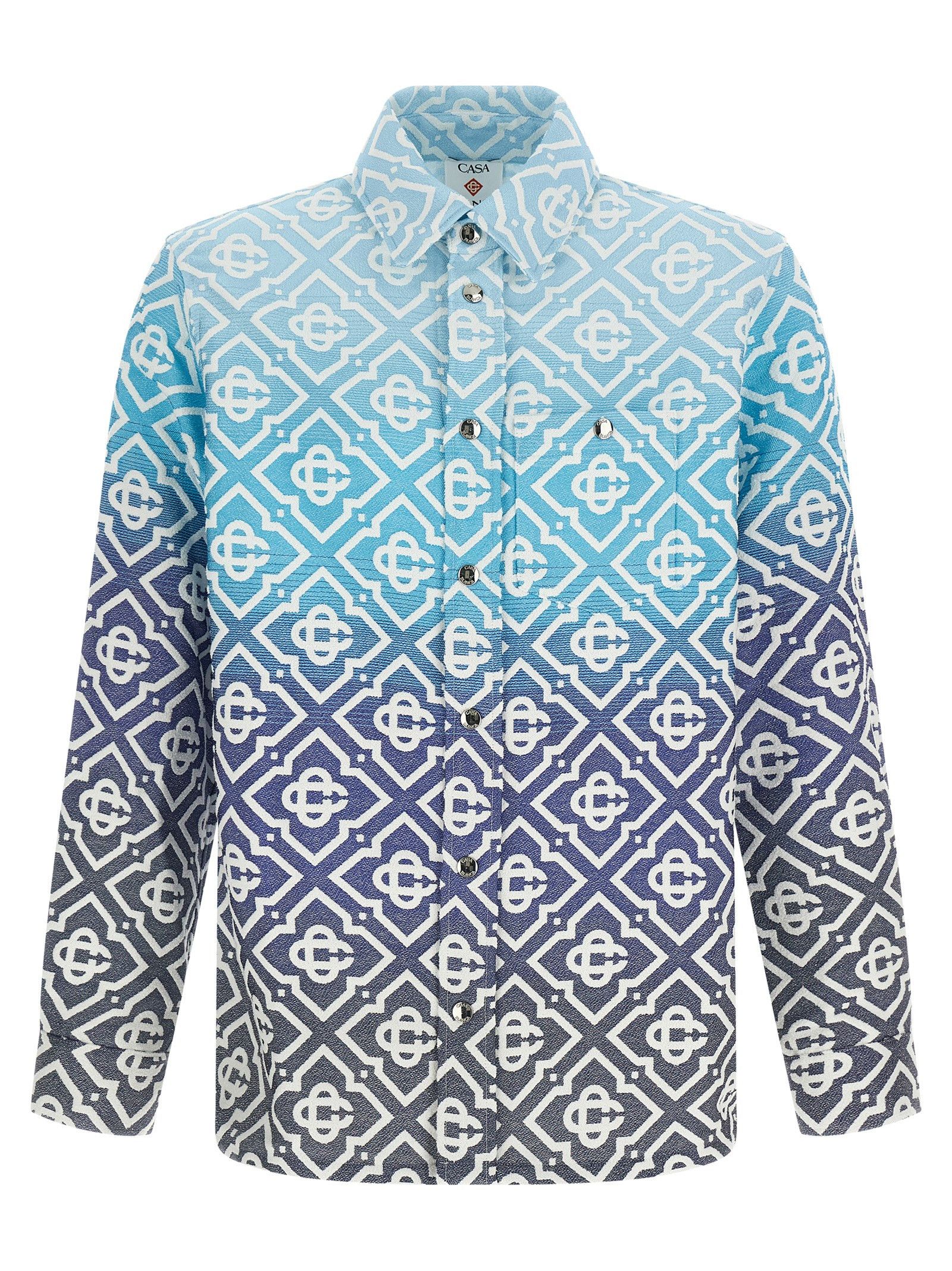 Casablanca Shacket 'Monogram Gradient Jacquard' Size US M / EU 48-50 / 2 - 1 Thumbnail