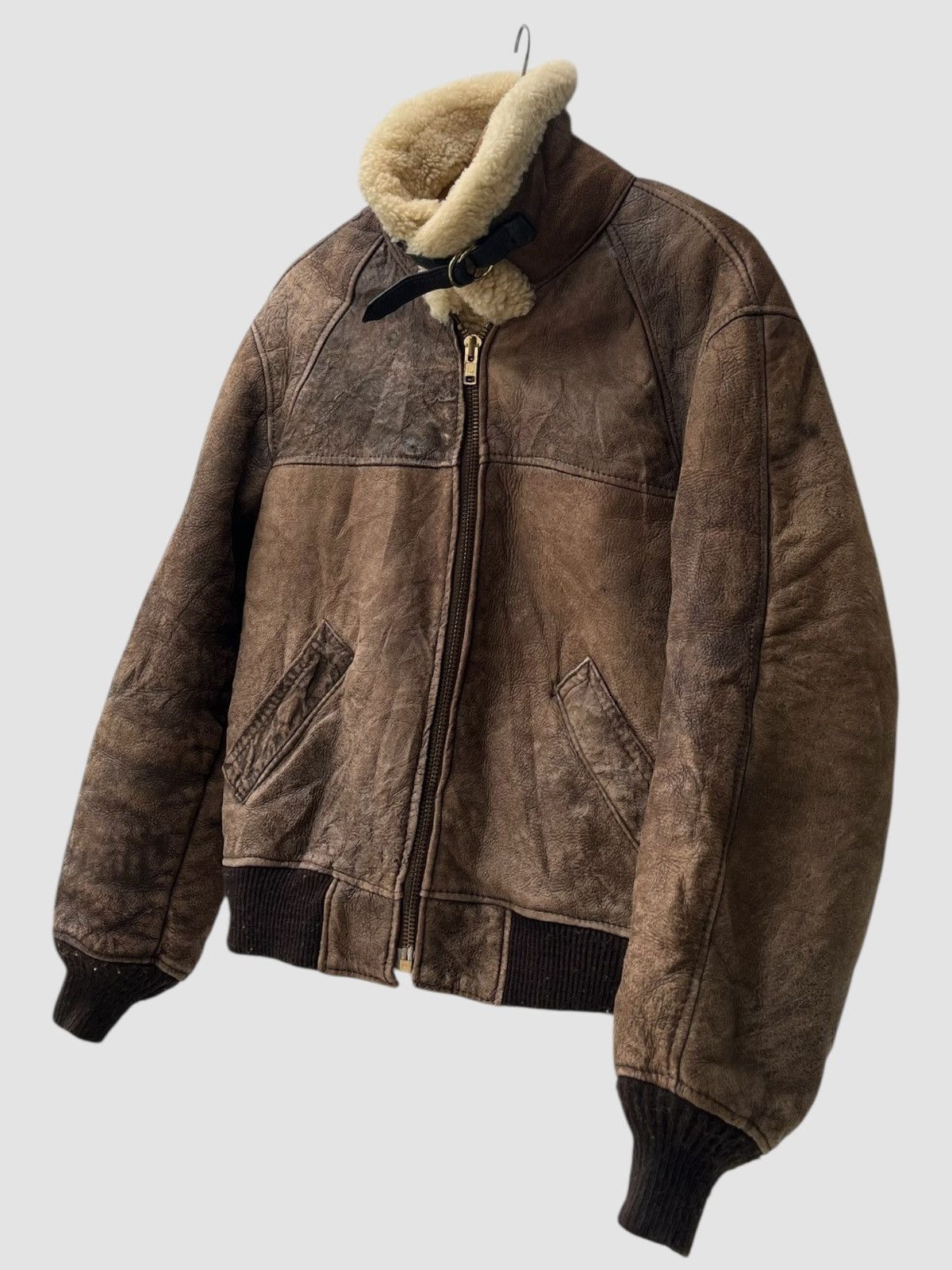 Schott Vintage Schott B-6 Sheepskin Flight Jacket Size US L / EU 52-54 / 3 - 5 Thumbnail