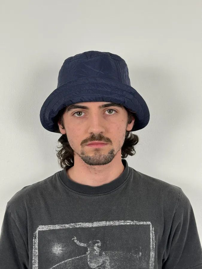 Dries Van Noten Dries van Noten Navy Nylon Bucket Hat Size ONE SIZE - 2 Thumbnail
