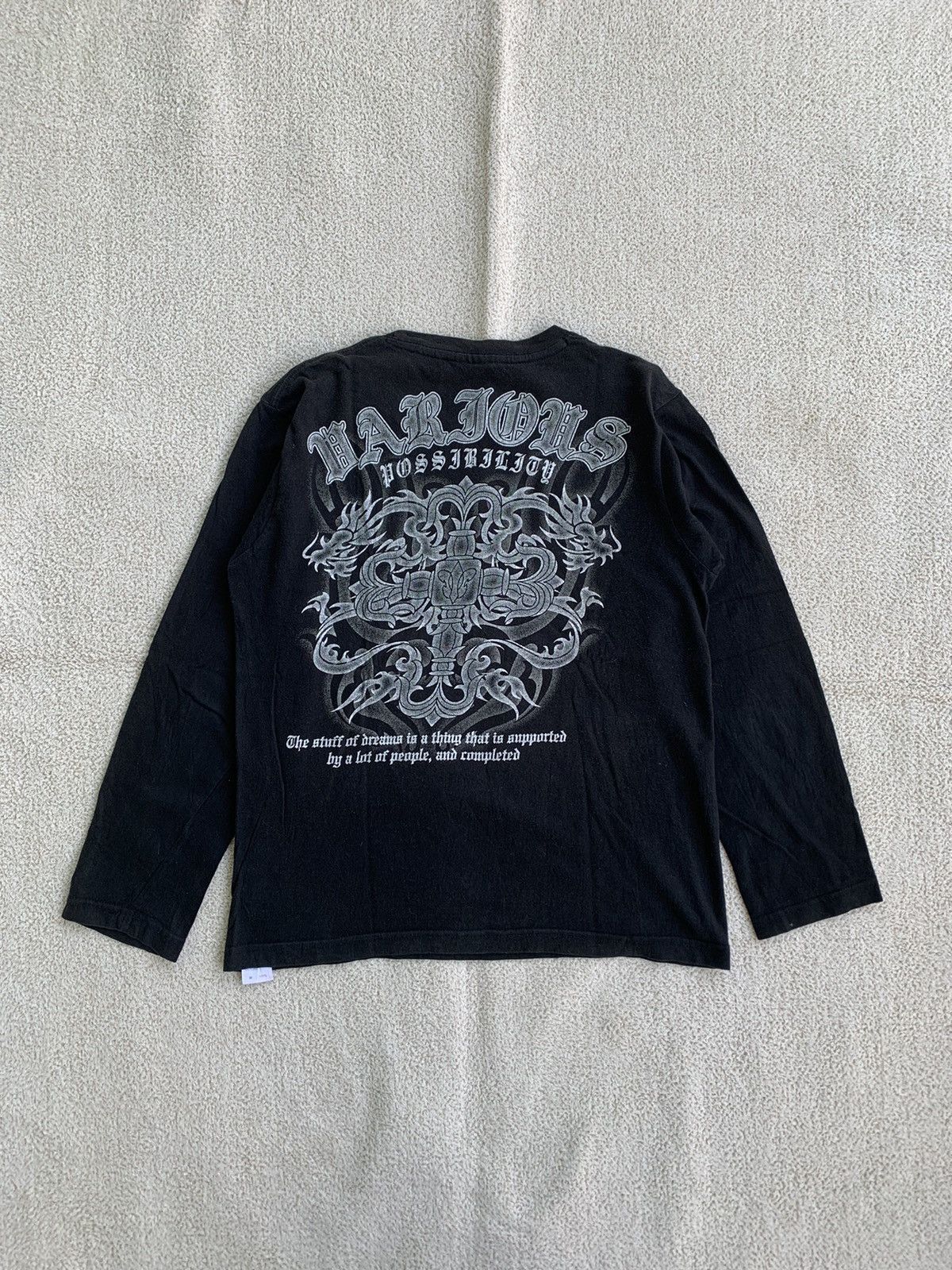 Beauty Beast × If Six Was Nine × Japanese Brand Bay Leaf Poem Longsleeve Y2k style Size US M / EU 48-50 / 2 - 2 Thumbnail