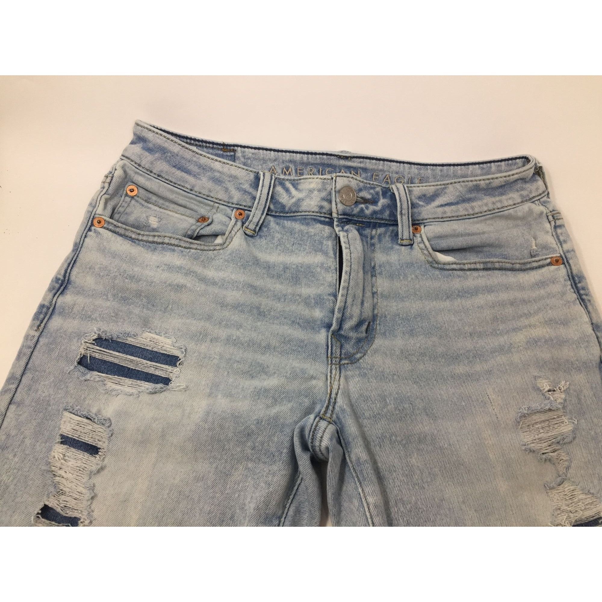 American Eagle Outfitters Mens American Eagle Airflex 360 Slim Blue Jeans Size 32x30 Size US 32 / EU 48 - 4 Thumbnail