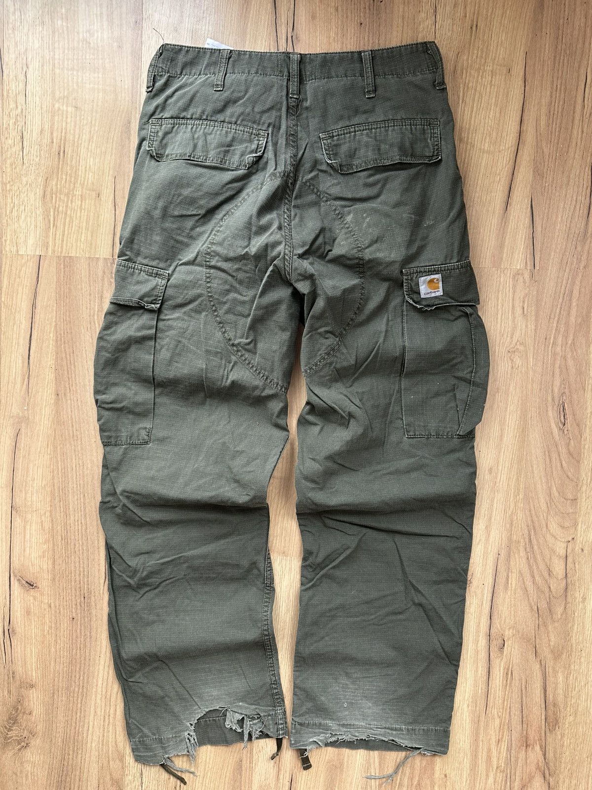 Carhartt 🔥VINTAGE Y2K CARHARTT CARGO BAGGY PANTS🔥 Size US 30 / EU 46 - 1 Thumbnail