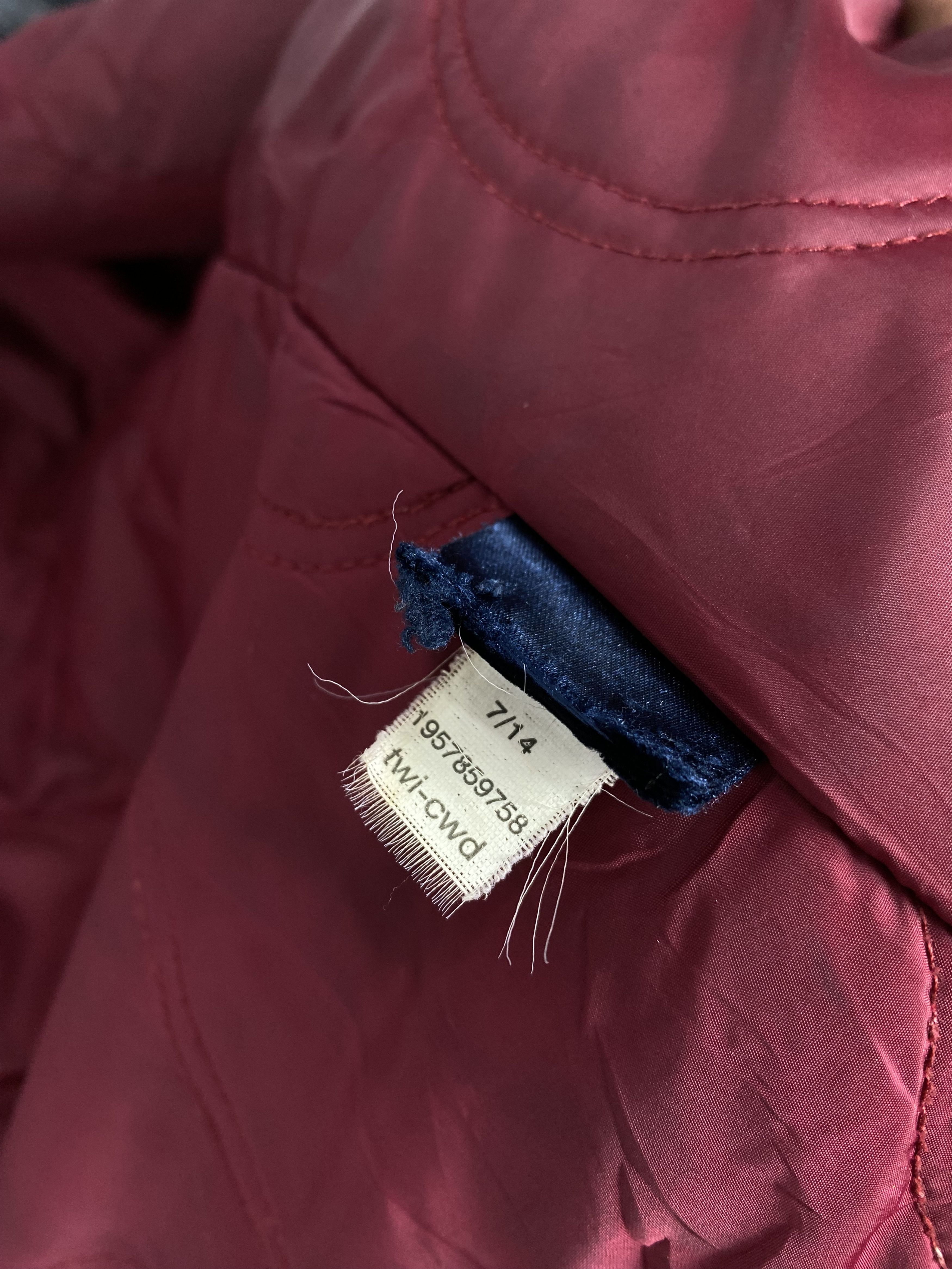Designer Vintage Hilfiger Denim Long Jacket Size US M / EU 48-50 / 2 - 9 Thumbnail