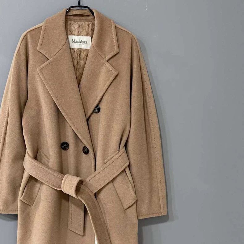 Max Mara Max Mara 101801 Camel Coat Size S / US 4 / IT 40 - 2 Thumbnail