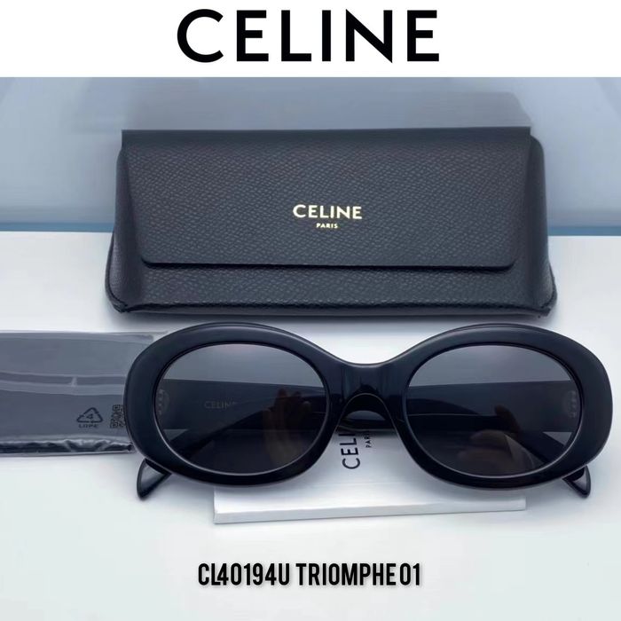 Celine Celine triomphe 01 black sunglasses cl40194u | Grailed