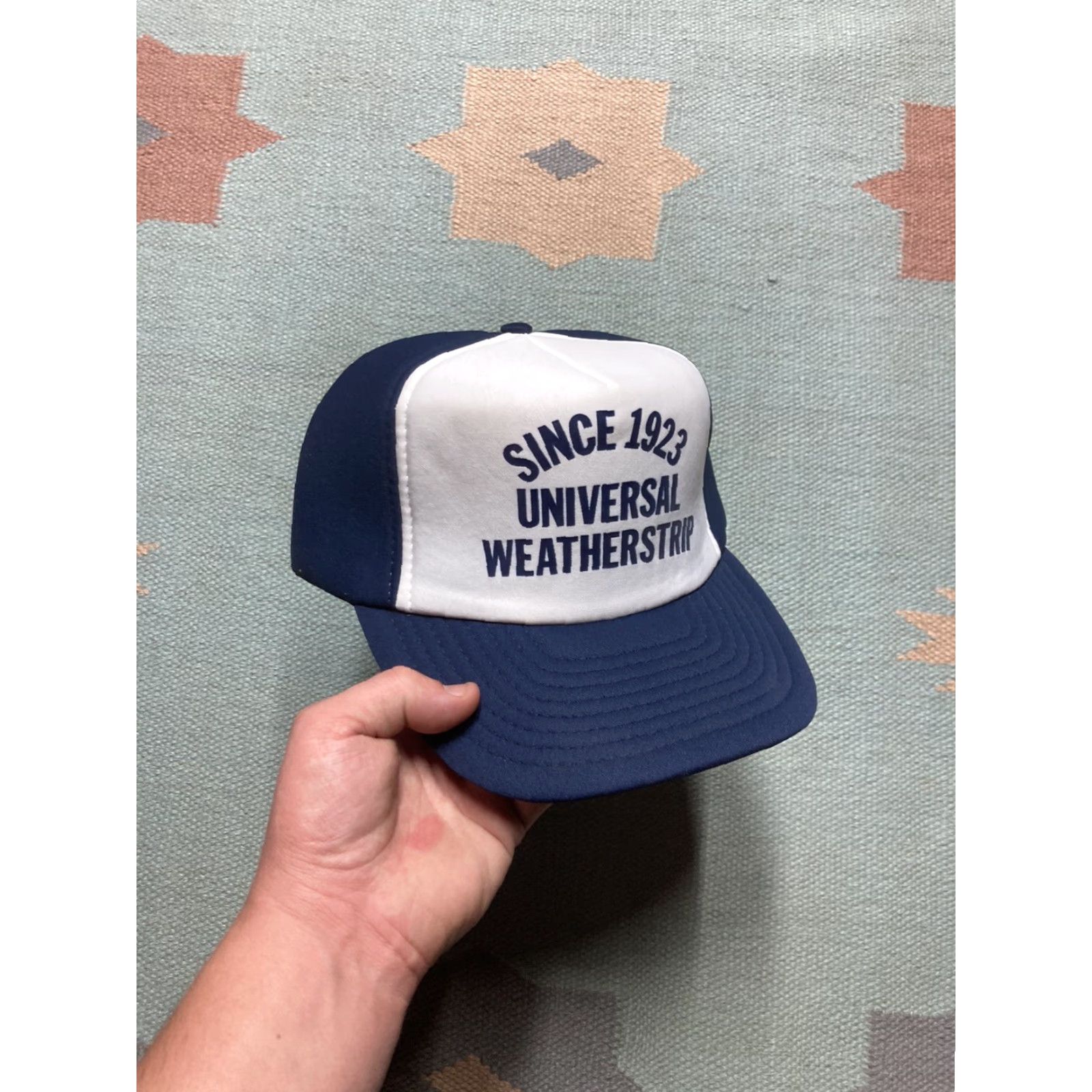 Vintage VINTAGE Universal SnapBack Hat Cap Since 1923 Adjustable University Blue Mens Adjustable Snapback Hat Size ONE SIZE - 2 Thumbnail