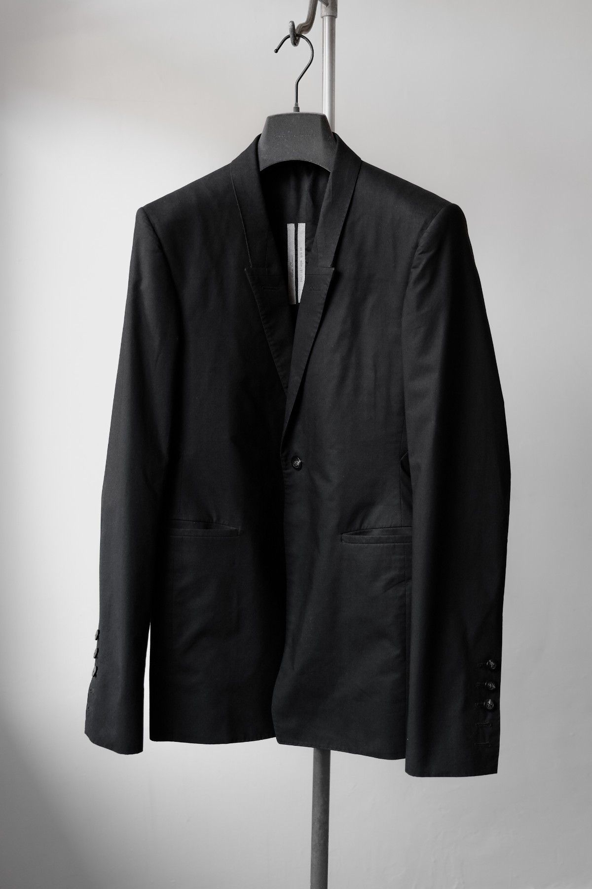Rick Owens Rick Owens SS21 PHLEGETHON Cotton Blazer Size 50R - 1 Thumbnail