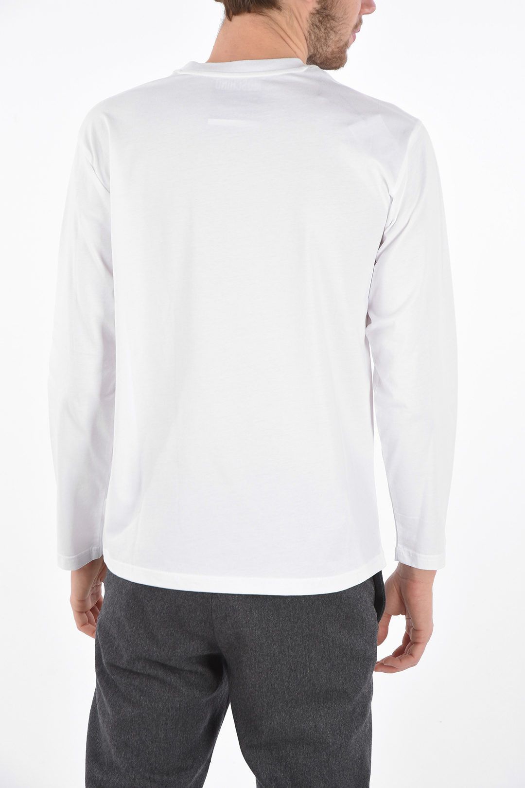 Moschino o1y0225 Logo T-Shirt in White Size US L / EU 52-54 / 3 - 3 Thumbnail