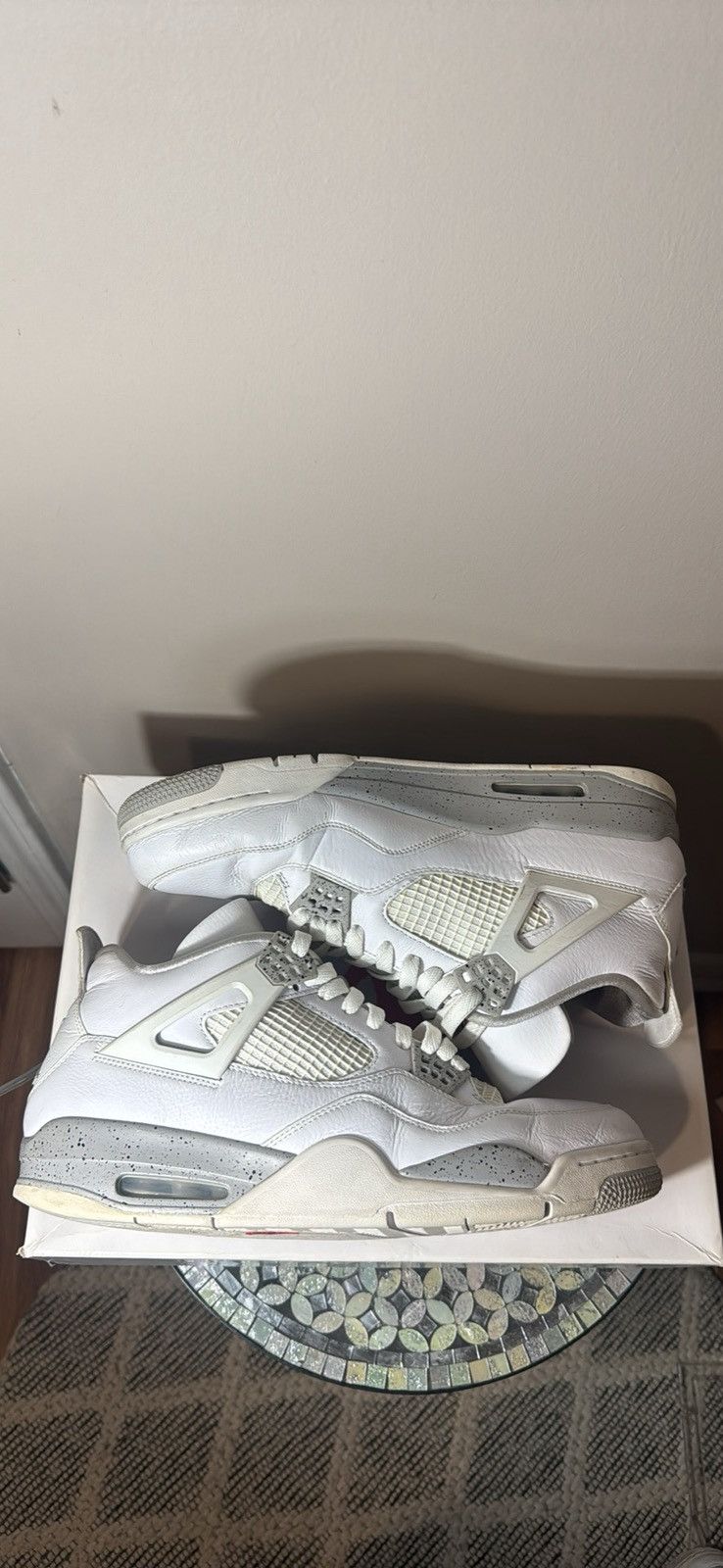 Jordan Brand Air Jordan 4 retro ‘White Oreos’ Size US 13 / EU 46 - 2 Thumbnail