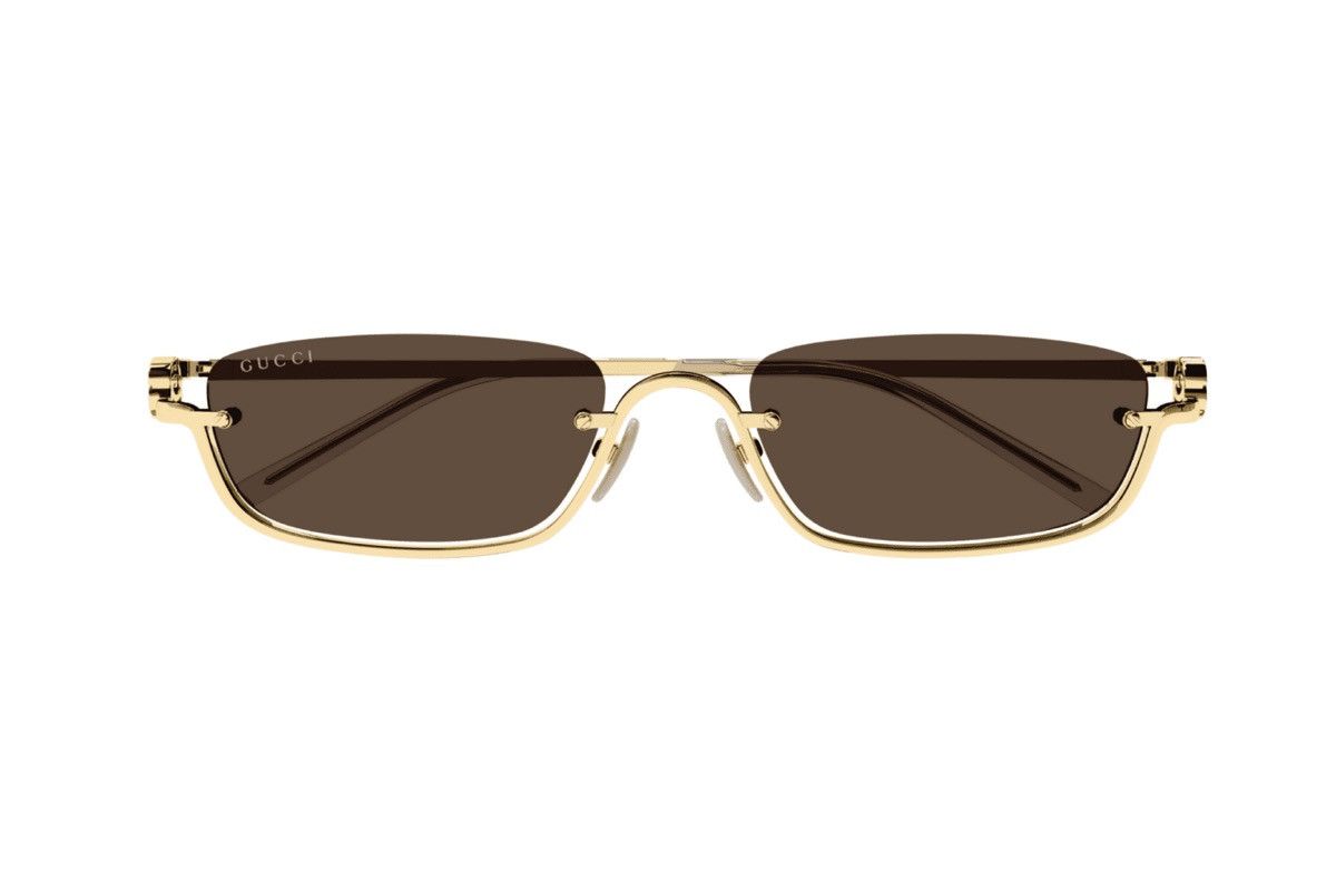 Gucci × Vintage Gucci sunglasses GG1278S 001 55 Made in Japan New