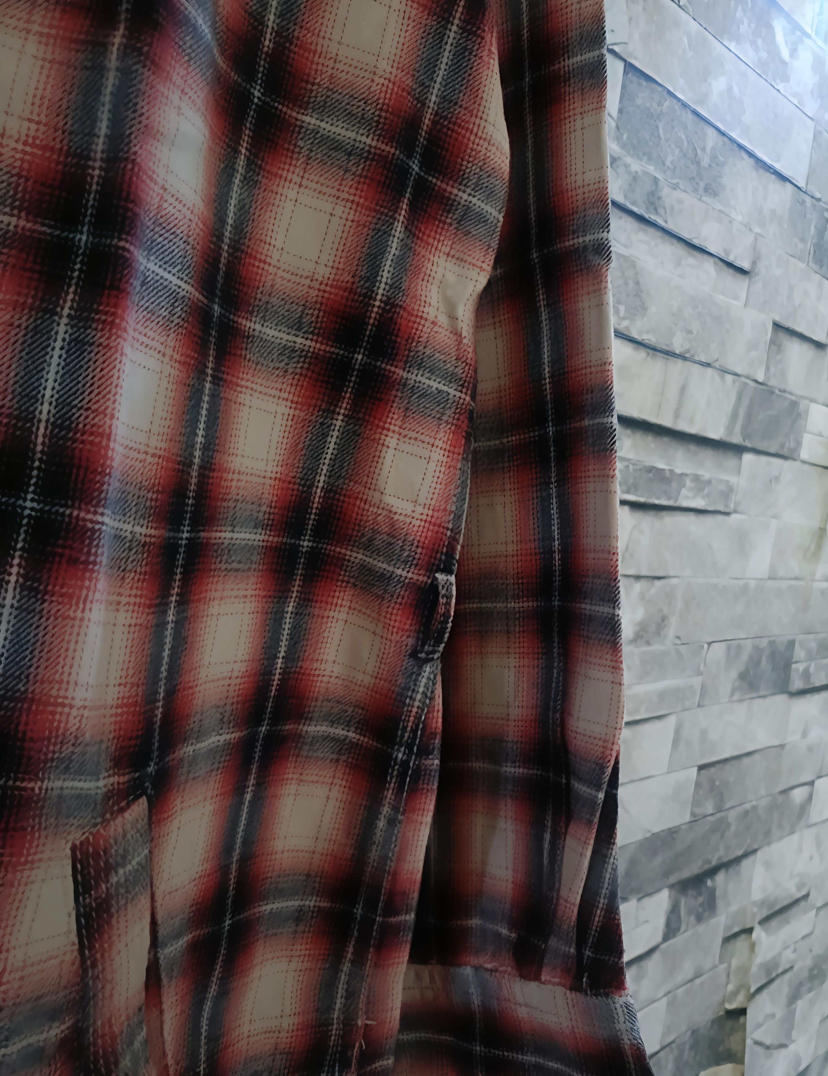 Flannel × Levi's × Vintage Vintage Levis red tab outer tartan flanel shirt Size L / US 10 / IT 46 - 5 Thumbnail