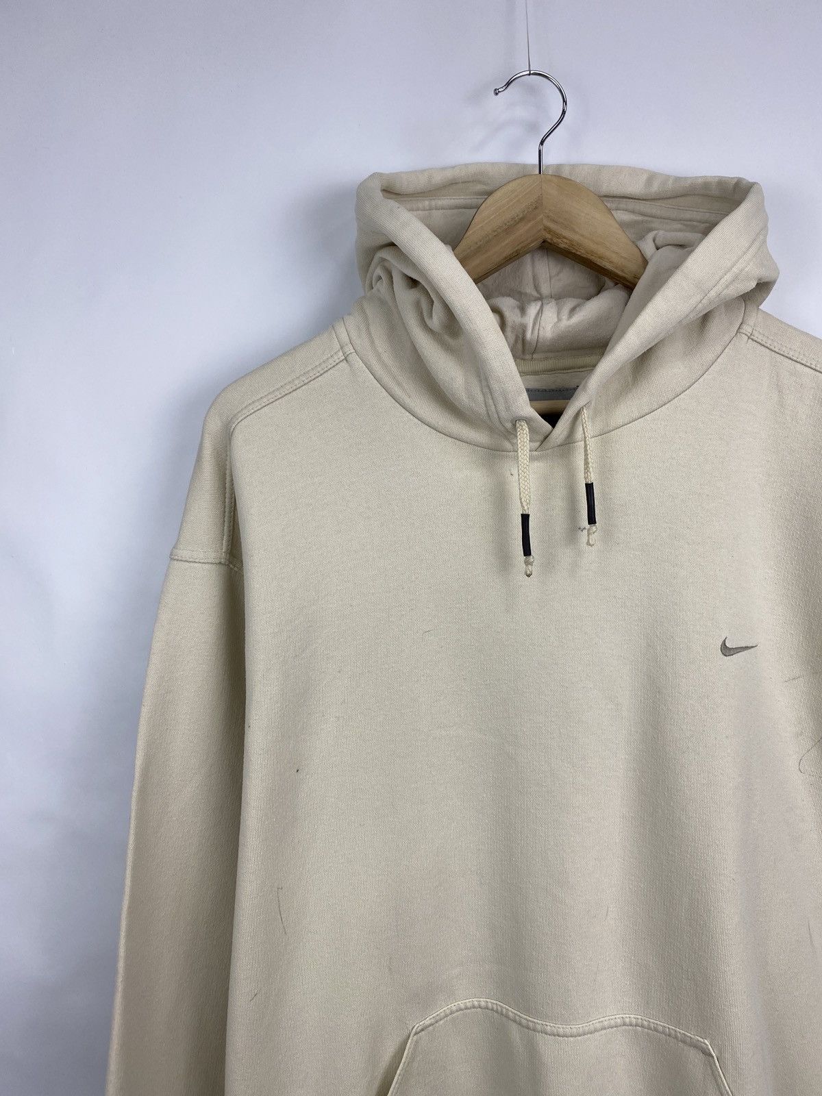 Nike 🇺🇸 Vintage 90s Nike Swoosh Small Logo Y2K Hoodie Rare Size US XL / EU 56 / 4 - 2 Thumbnail