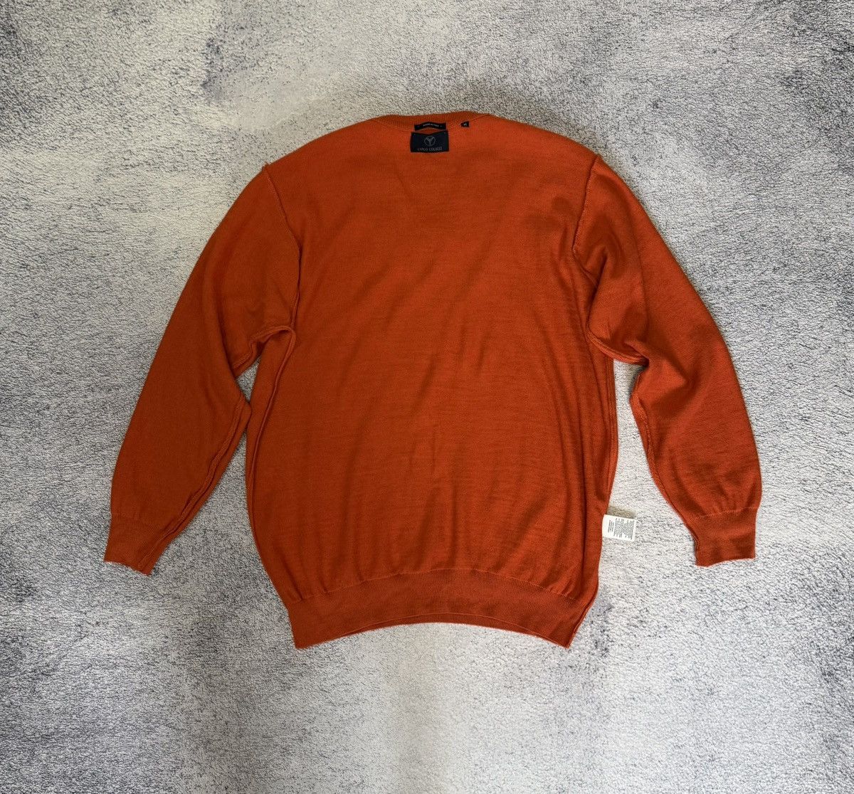 Carlo Colucci Carlo Colucci Wool Sweater V Neck Italy Knit Pullover M Men Size US M / EU 48-50 / 2 - 14 Thumbnail