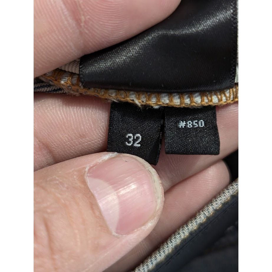 Amiri o1rshd1 Quilted Artpatch Jeans in Clay Indigo Size US 32 / EU 48 - 21 Thumbnail